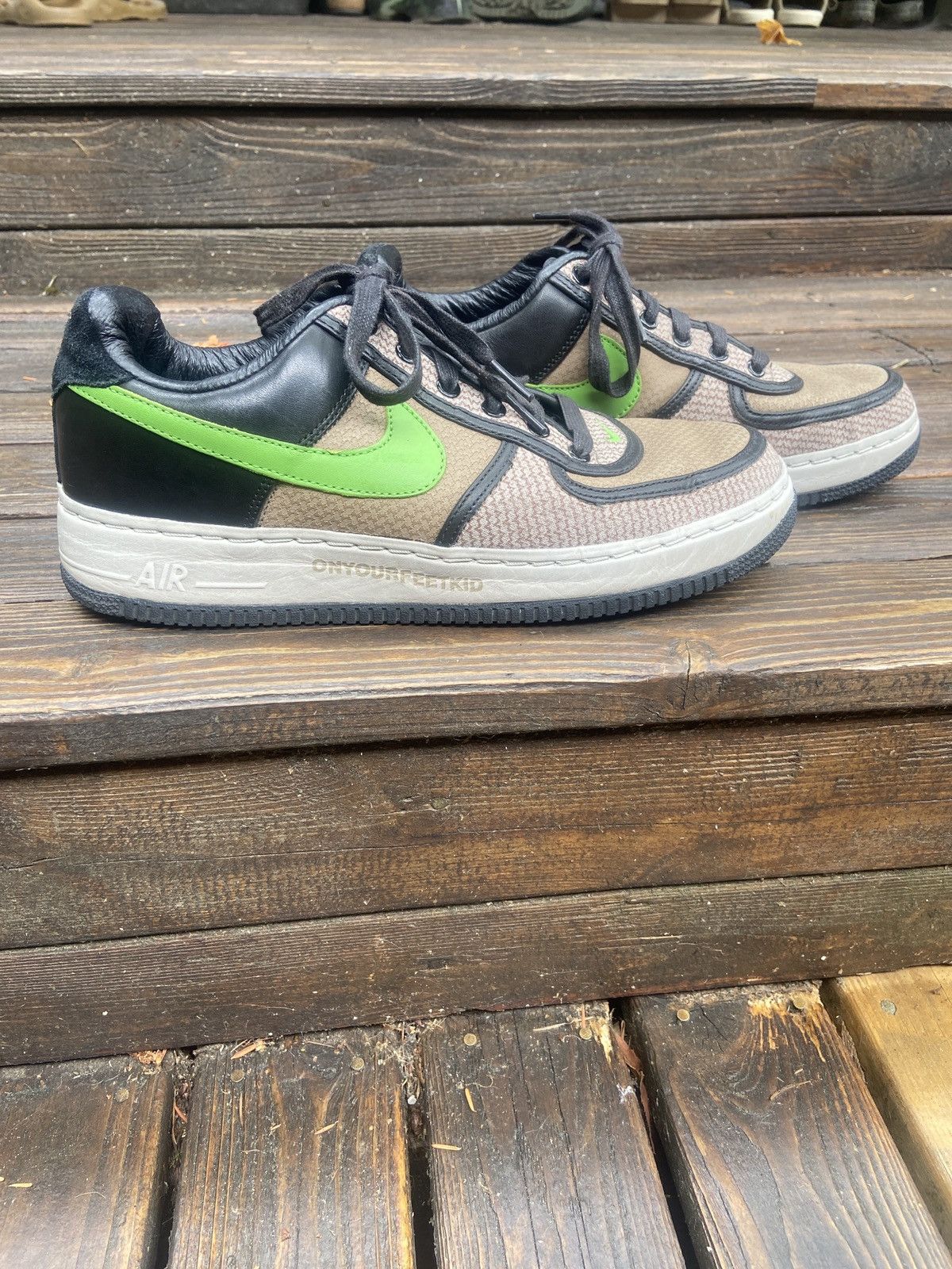 Nike × Undefeated Nike X Undefeated Air Force Ones 10 Size US 10 / EU 43 - 4 Thumbnail
