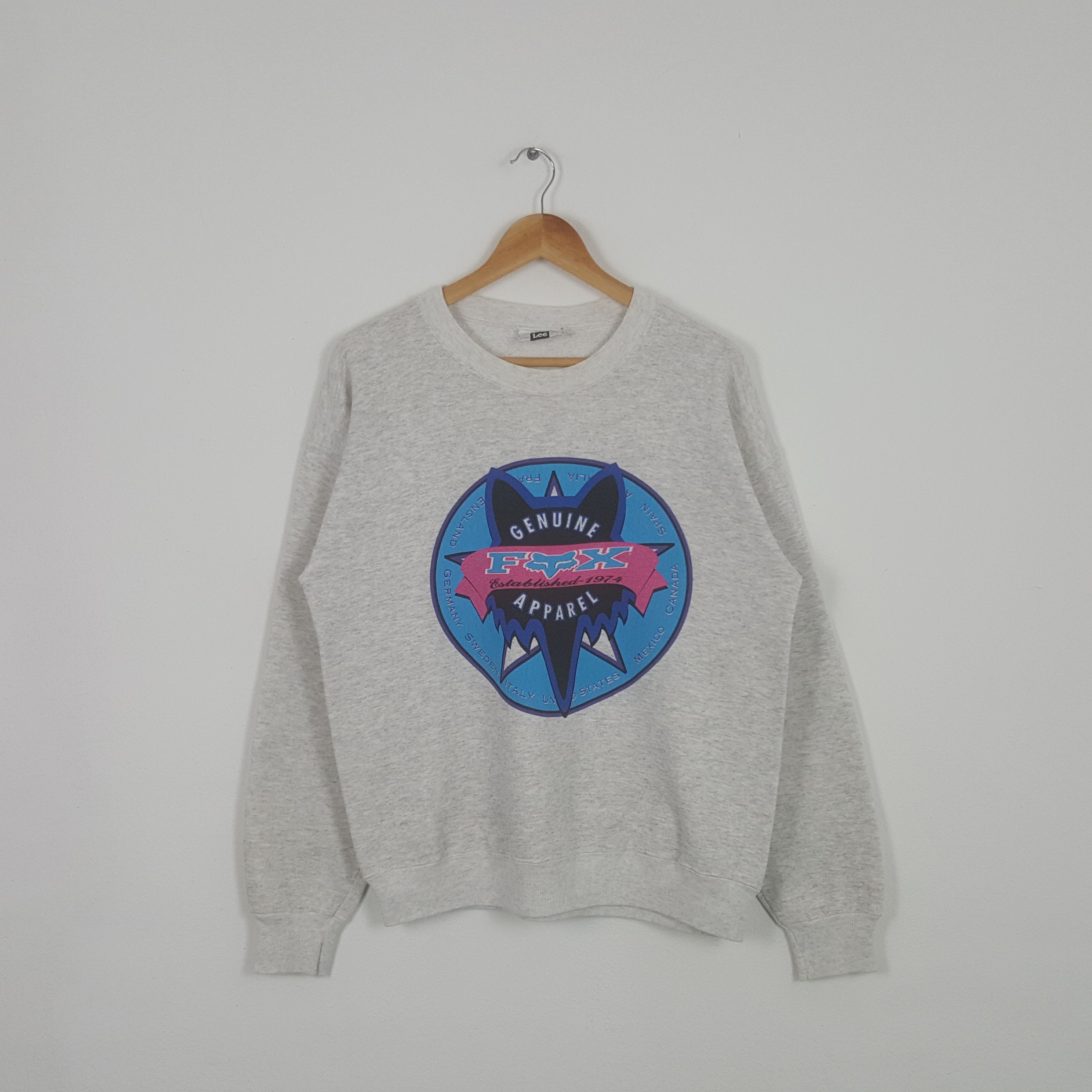 Vintage Lee X Fox Racing Extreme Motorsports Sweatshirt