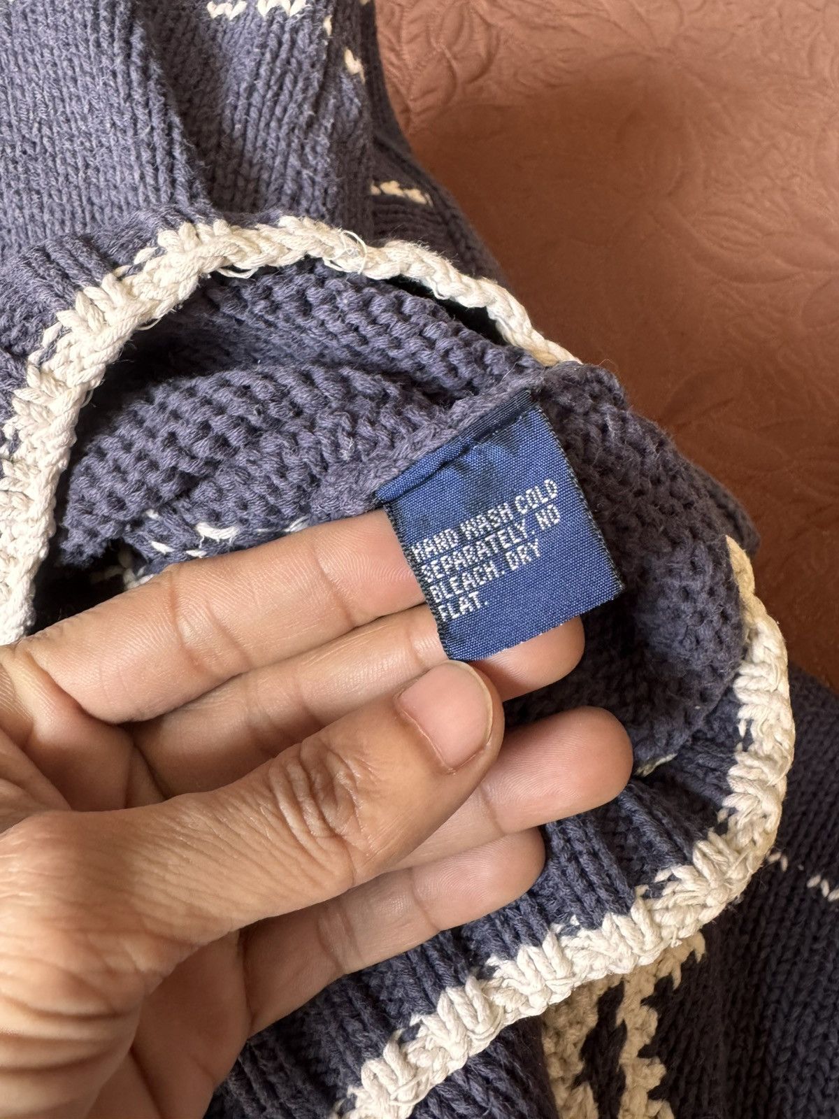 Nautica VINTAGE 90s NAUTICA HAND KNIT MAP NORTH-SOUTH AMERICA Size US L / EU 52-54 / 3 - 10 Thumbnail