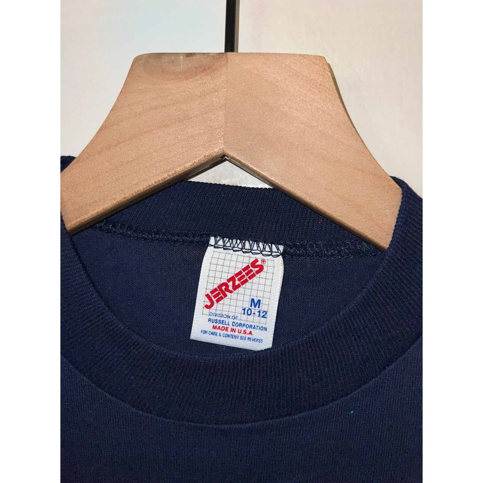 Jerzees 90s Youth Vintage Texas Armadillo TX Blue Shirt Kids M 10-12 Size US M / EU 48-50 / 2 - 5 Thumbnail