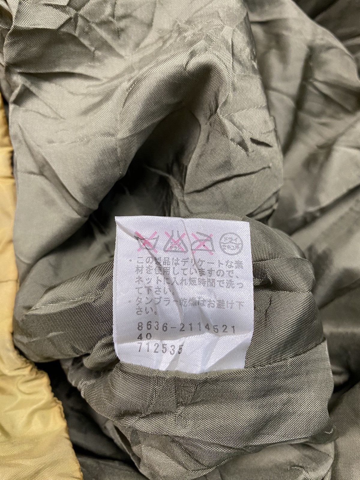 Trussardi × Vintage Trussardi Olive green sunfaded Parka Size S / US 4 / IT 40 - 10 Thumbnail