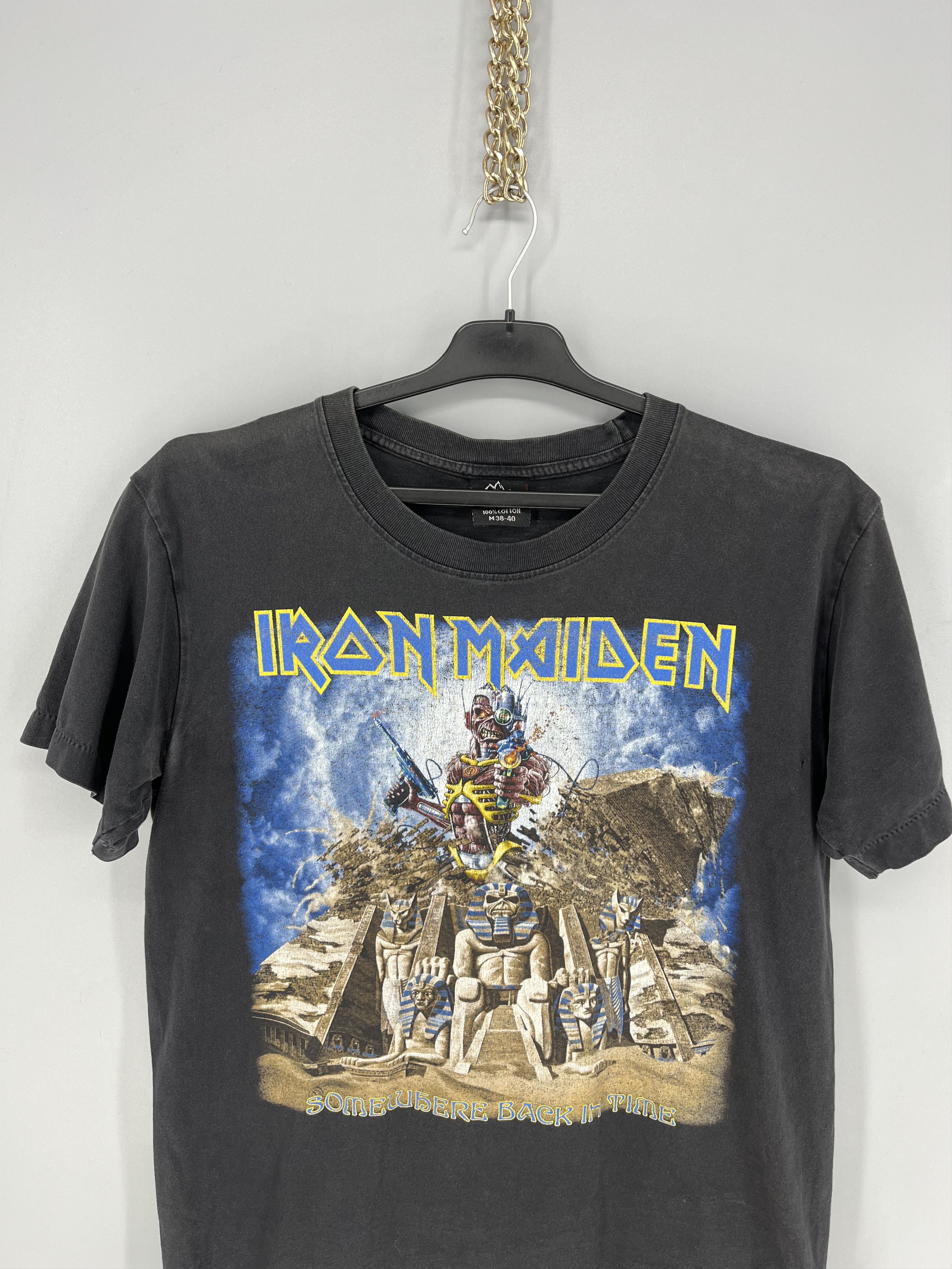 Iron Maiden Vintage Iron Maiden Double Sided Tee Vtg 90s Travis Size US M / EU 48-50 / 2 - 6 Thumbnail