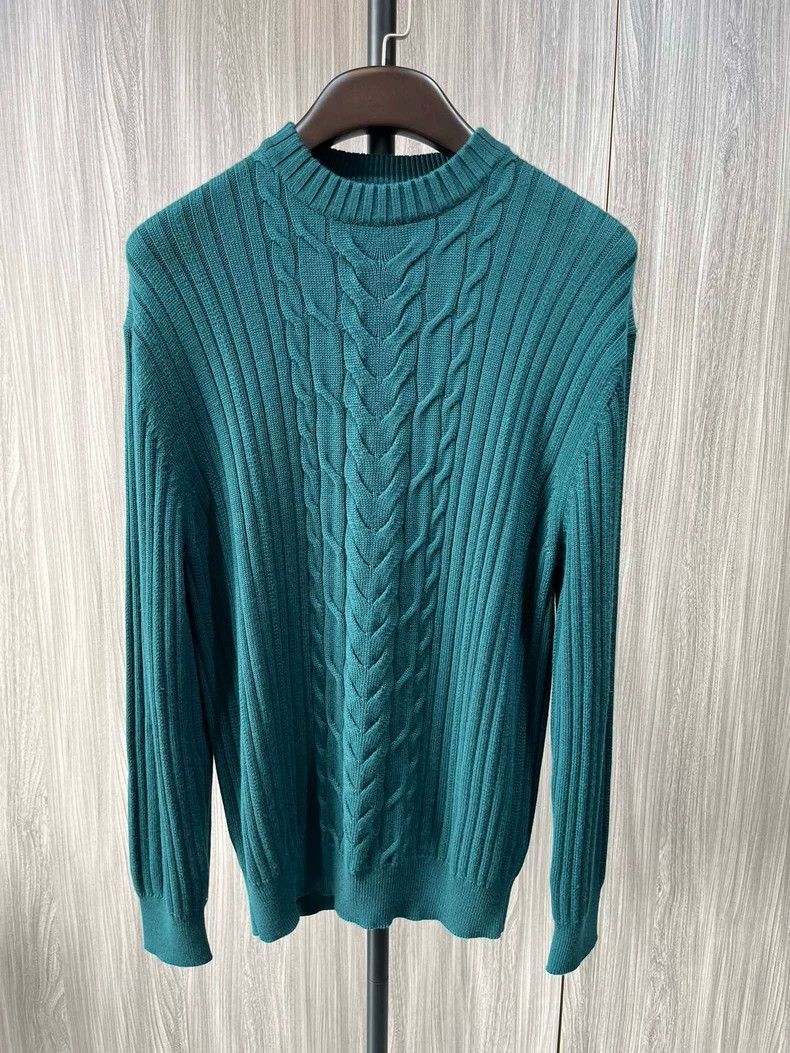 Loro Piana LORO PIANA Ceiling fabric GOK 12 micron knitted sweater Size US L / EU 52-54 / 3 - 2 Thumbnail
