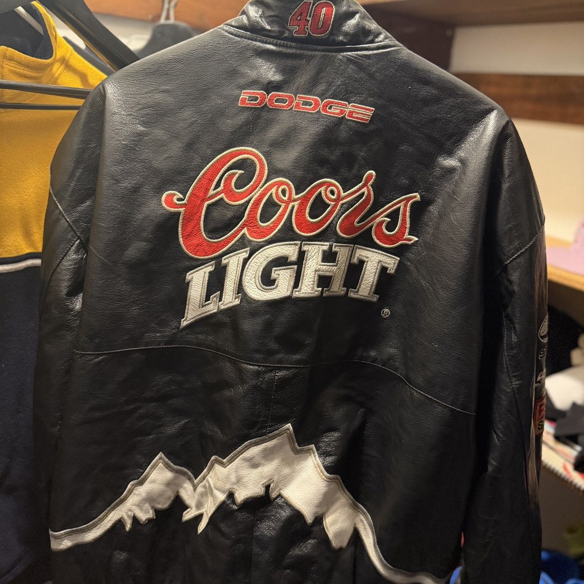 Chase Authentics Chase Authentic’s Coors Light NASCAR racing leather jacket Size US XXL / EU 58 / 5 - 3 Thumbnail