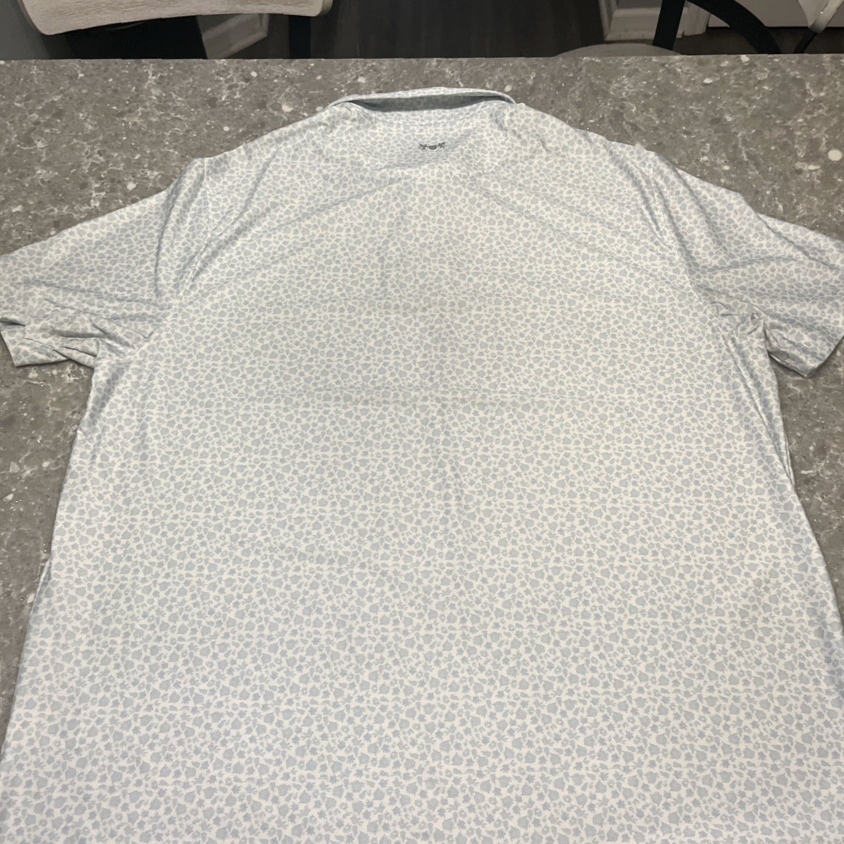 Vintage Hickey Freeman Polo Shirt Mens XL White Blue Desert Pattern Size US XL / EU 56 / 4 - 6 Thumbnail