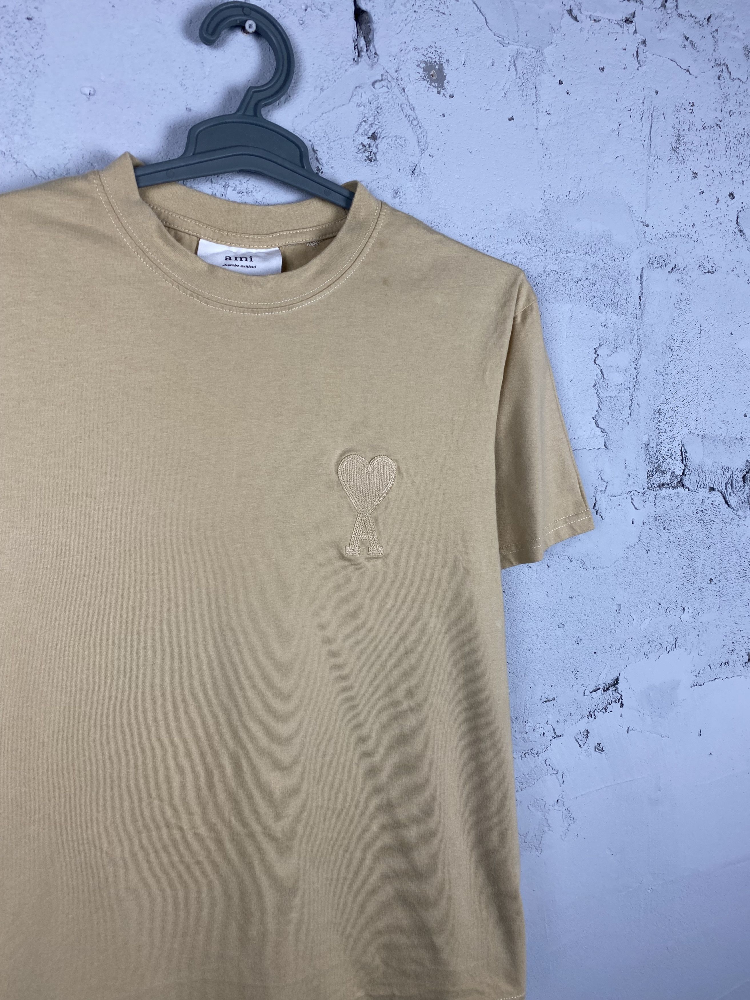 AMI AMI ALEXANDRE MATTIUSSI Sand T-Shirt M Size US M / EU 48-50 / 2 - 2 Thumbnail