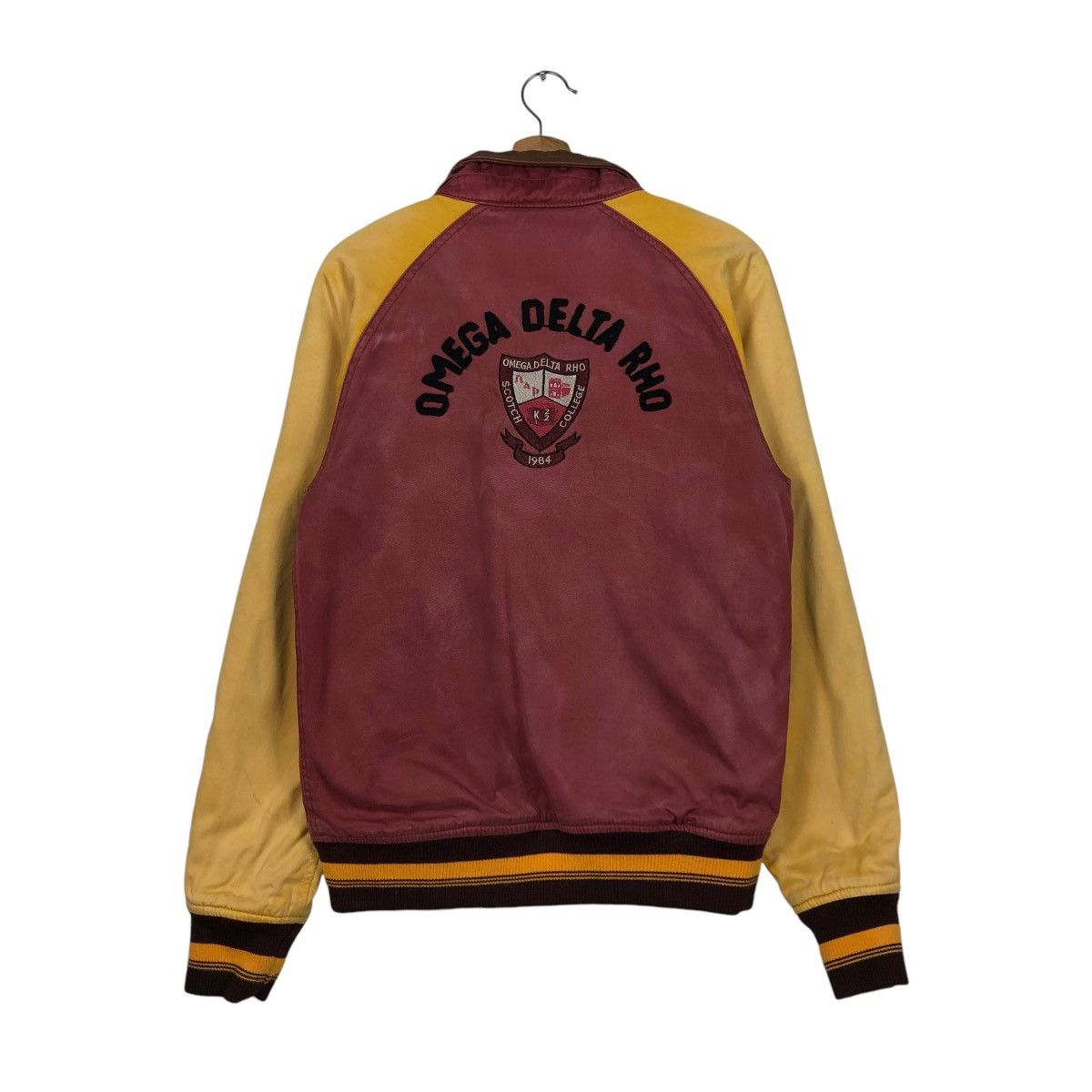 Pelle Pelle 🔥VINTAGE GENUINE LEATHER JACKET SCOTCH & SODA EMBROIDERY Size US S / EU 44-46 / 1 - 10 Thumbnail
