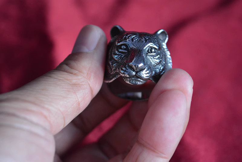 Jewelry Tiger Jewelry Rings Open Size Chrome Ring (Size 7-13) Size ONE SIZE - 3 Thumbnail