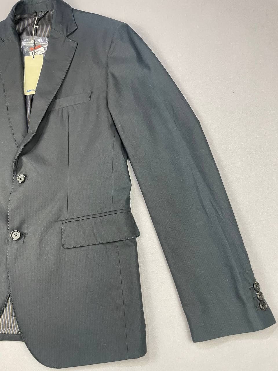 GAS GAS ITALY BLACK COTTON BLAZERS Size 38L - 5 Thumbnail