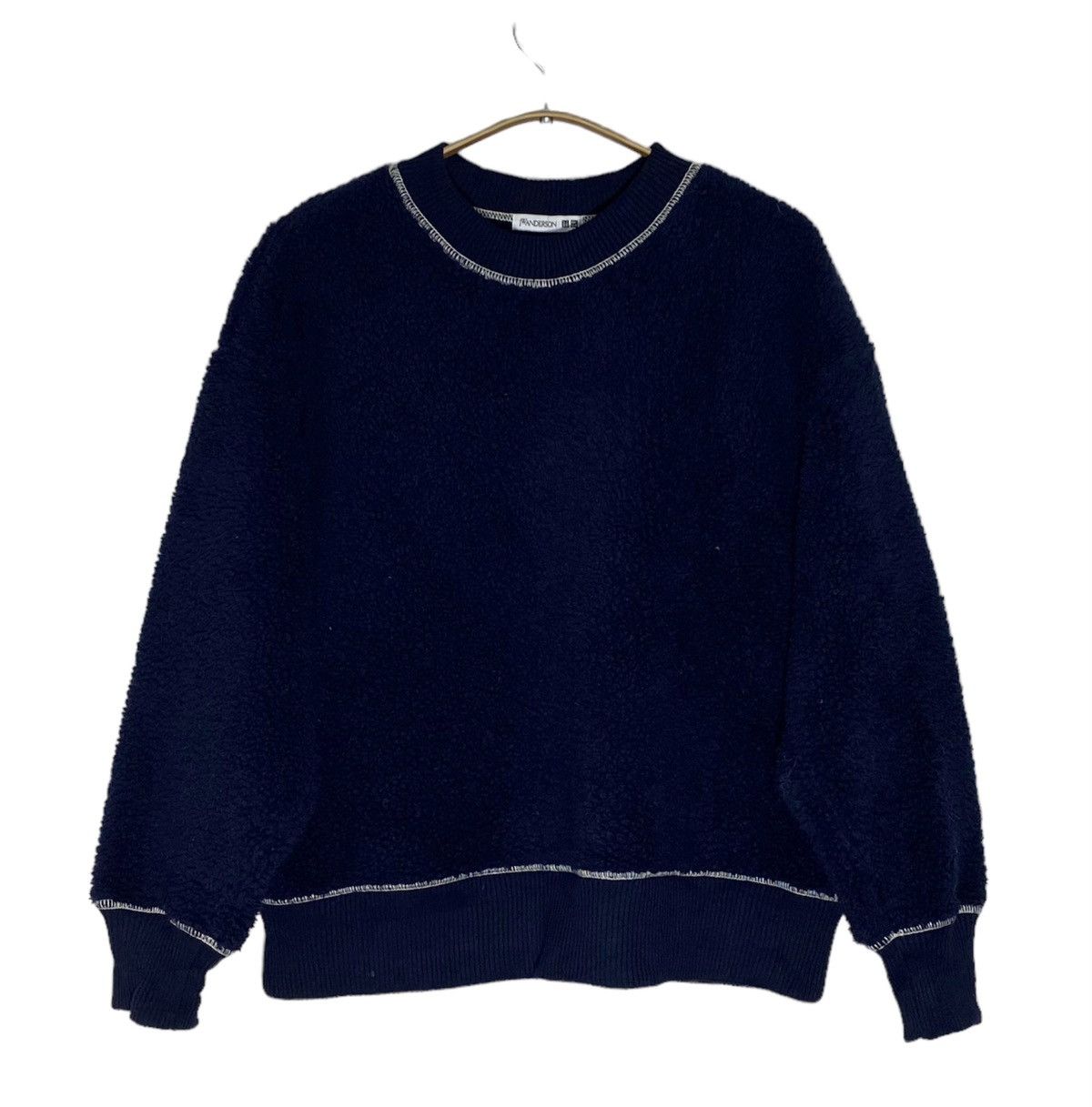 JW Anderson × Uniqlo jW ANDERSON Crop Top Fleece Sherpa Pullover Jumper Size US L / EU 52-54 / 3 - 1 Thumbnail
