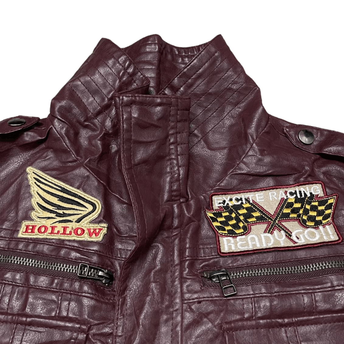 Japanese Brand Japanese Racing Biker Patches Synthetic Leather Jacket Size US L / EU 52-54 / 3 - 3 Thumbnail