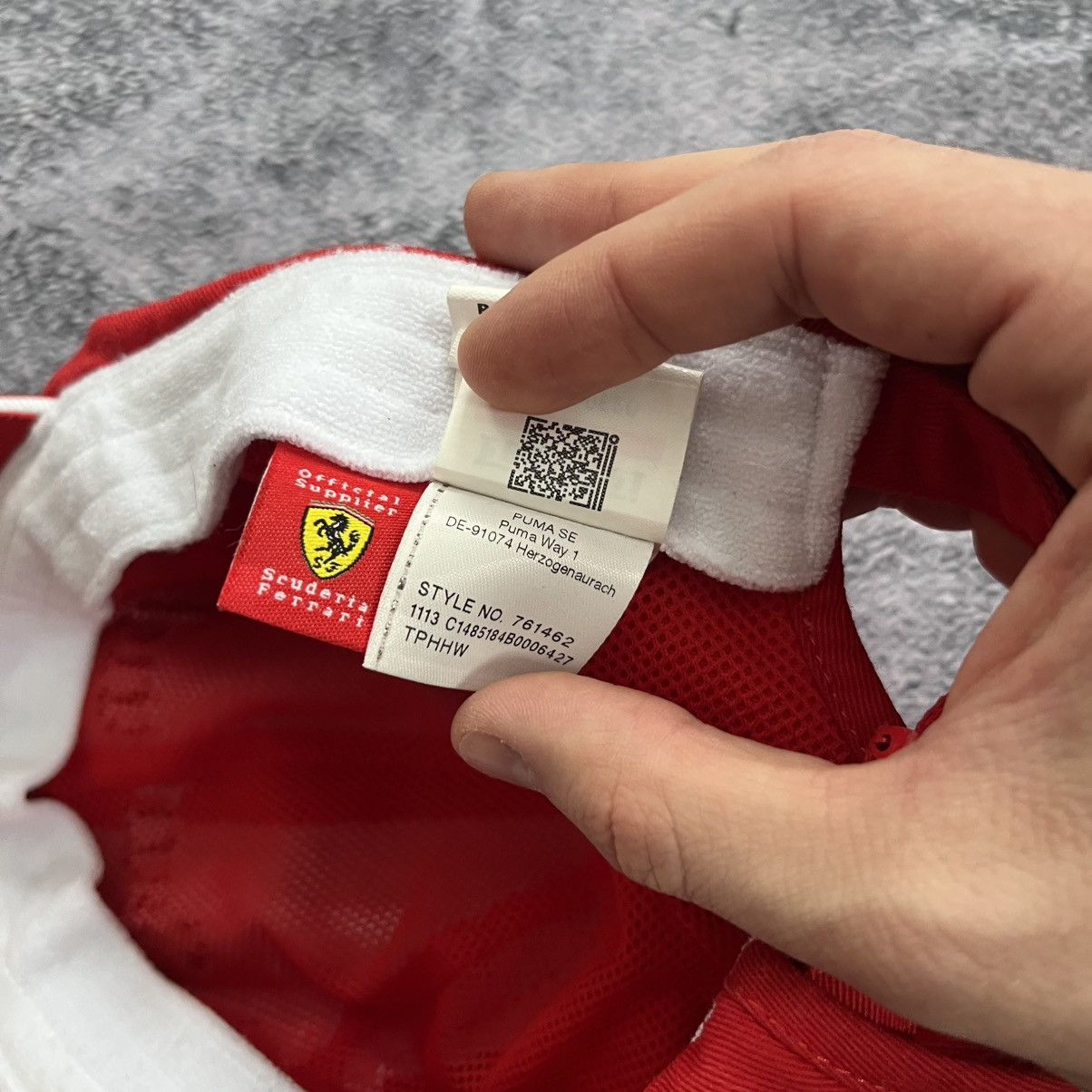 Puma Puma Ferrari Santander Red Cap Hat One Size Size ONE SIZE - 11 Thumbnail