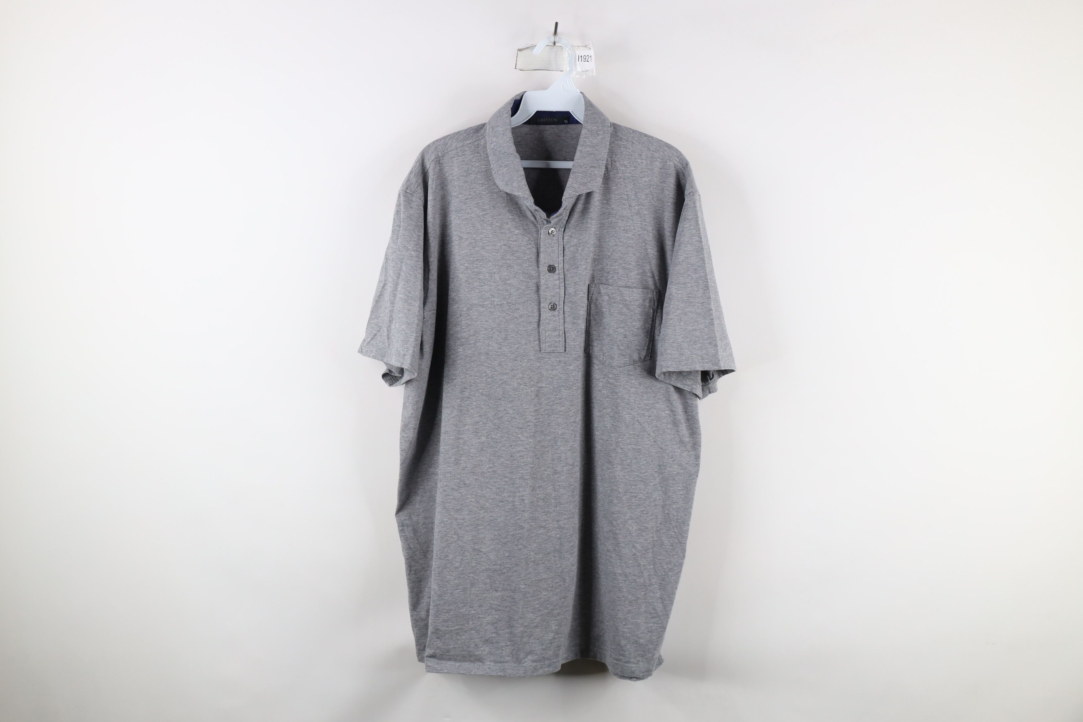 Vintage Greyson Clothiers Short Sleeve Collared Golf Polo Shirt Gray Size US XL / EU 56 / 4 - 1 Thumbnail