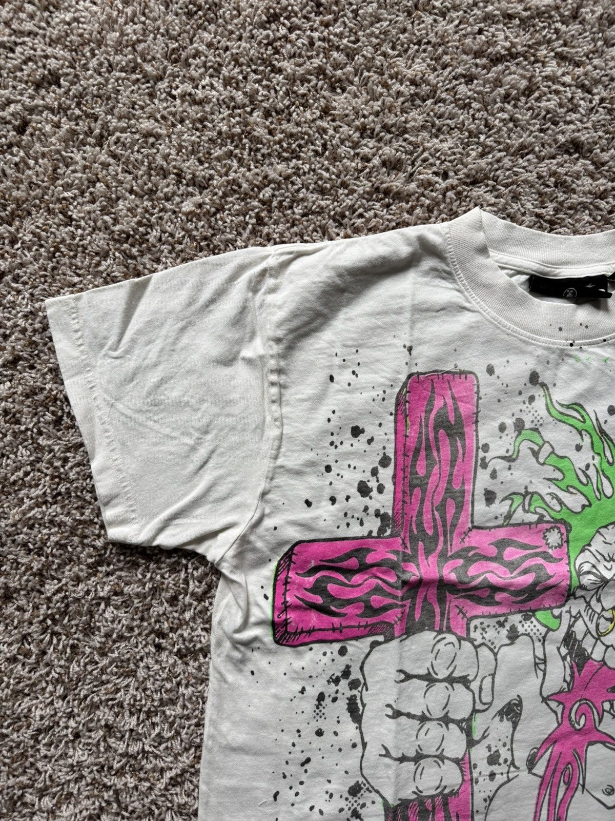 HELLSTAR Hellstar Mercy Festival 96 Tee Shirt White Size US M / EU 48-50 / 2 - 3 Thumbnail
