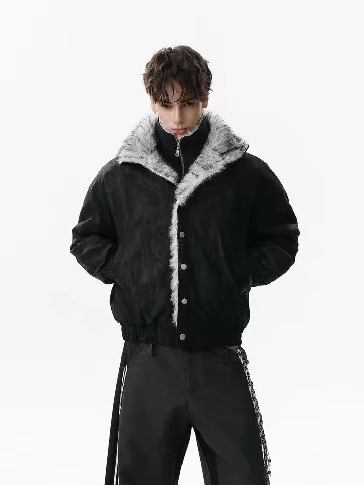 Other Streetwear Design Patchwork Fur Winter Coat Jacket Size US XL / EU 56 / 4 - 2 Thumbnail