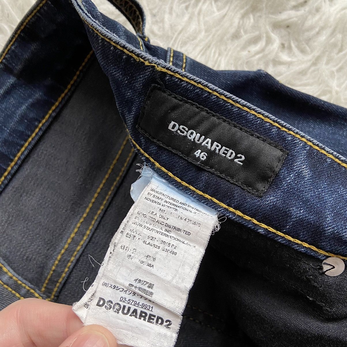 Dsquared2 × Japanese Brand 📌 Crazy Dsquared2 Y2k Distressed Skinny Jeans Size US 30 / EU 46 - 18 Thumbnail