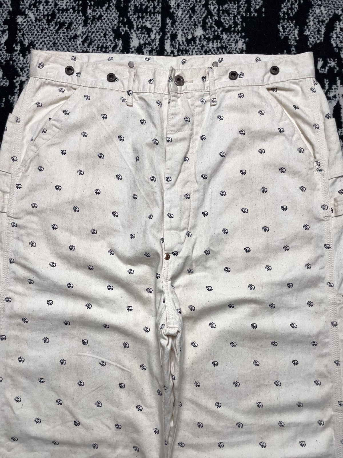 Japanese Brand Kapital carpenter elephant printed Size US 34 / EU 50 - 3 Thumbnail