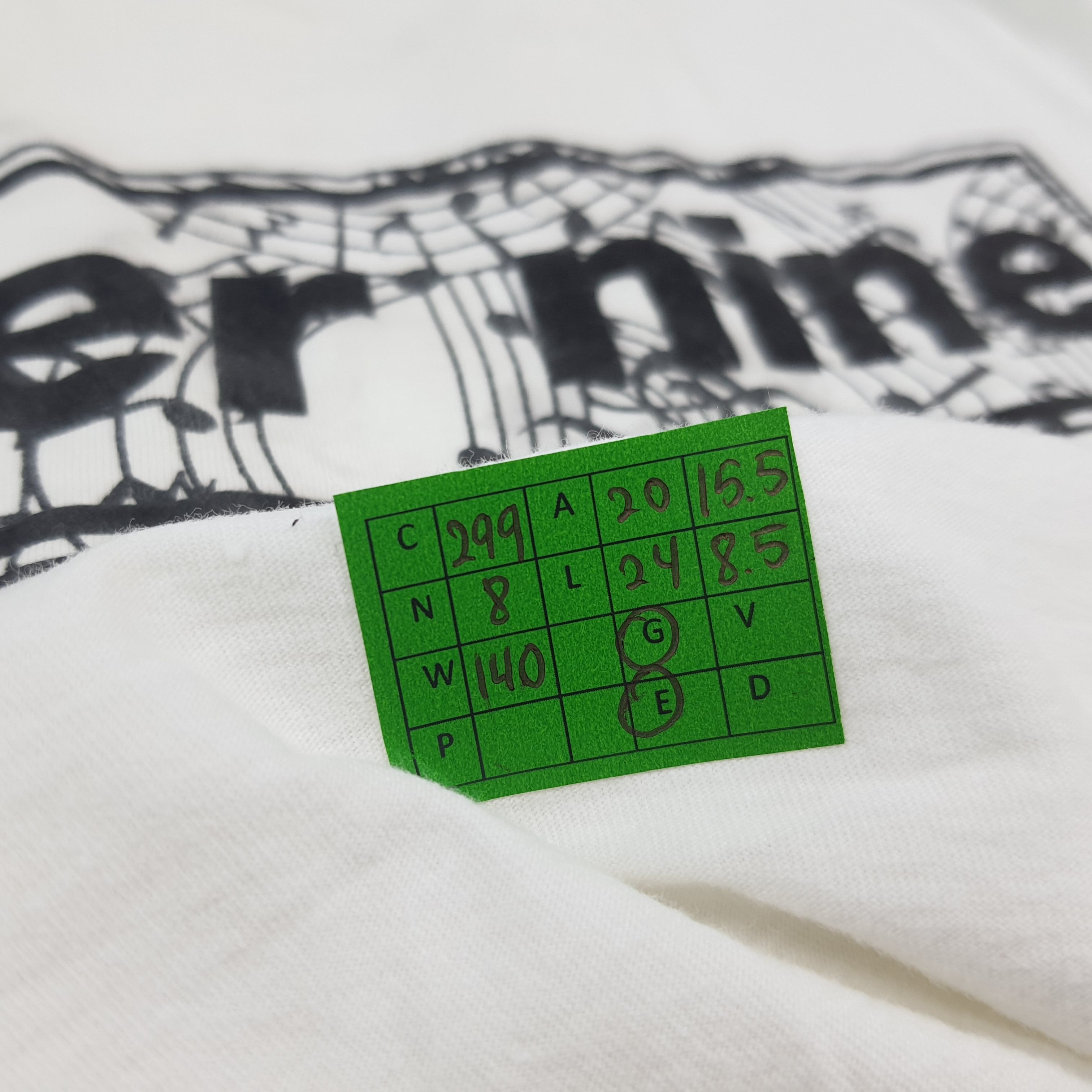 Number (N)ine Vintage Number Nine Japan Box Logo Tshirt C299N8 Size US M / EU 48-50 / 2 - 6 Thumbnail