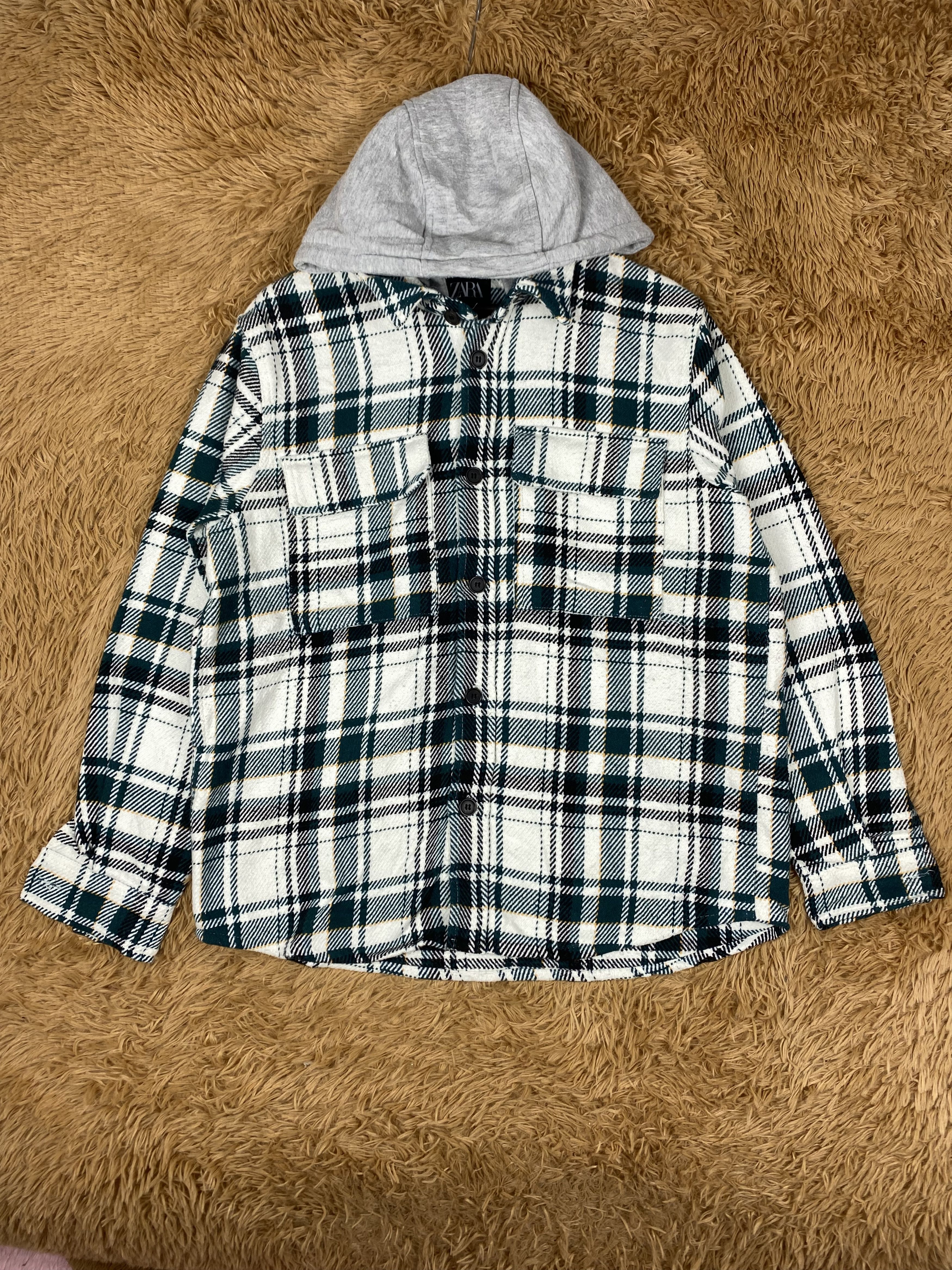 Zara Vintage Zara Checked Jacket DJ1002 Size US L / EU 52-54 / 3 - 1 Thumbnail