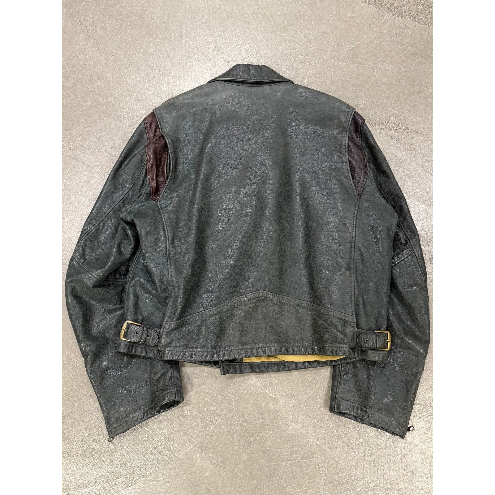 Giorgio Armani 1990s Armani double breasted aviator leather jacket Size US L / EU 52-54 / 3 - 6 Thumbnail