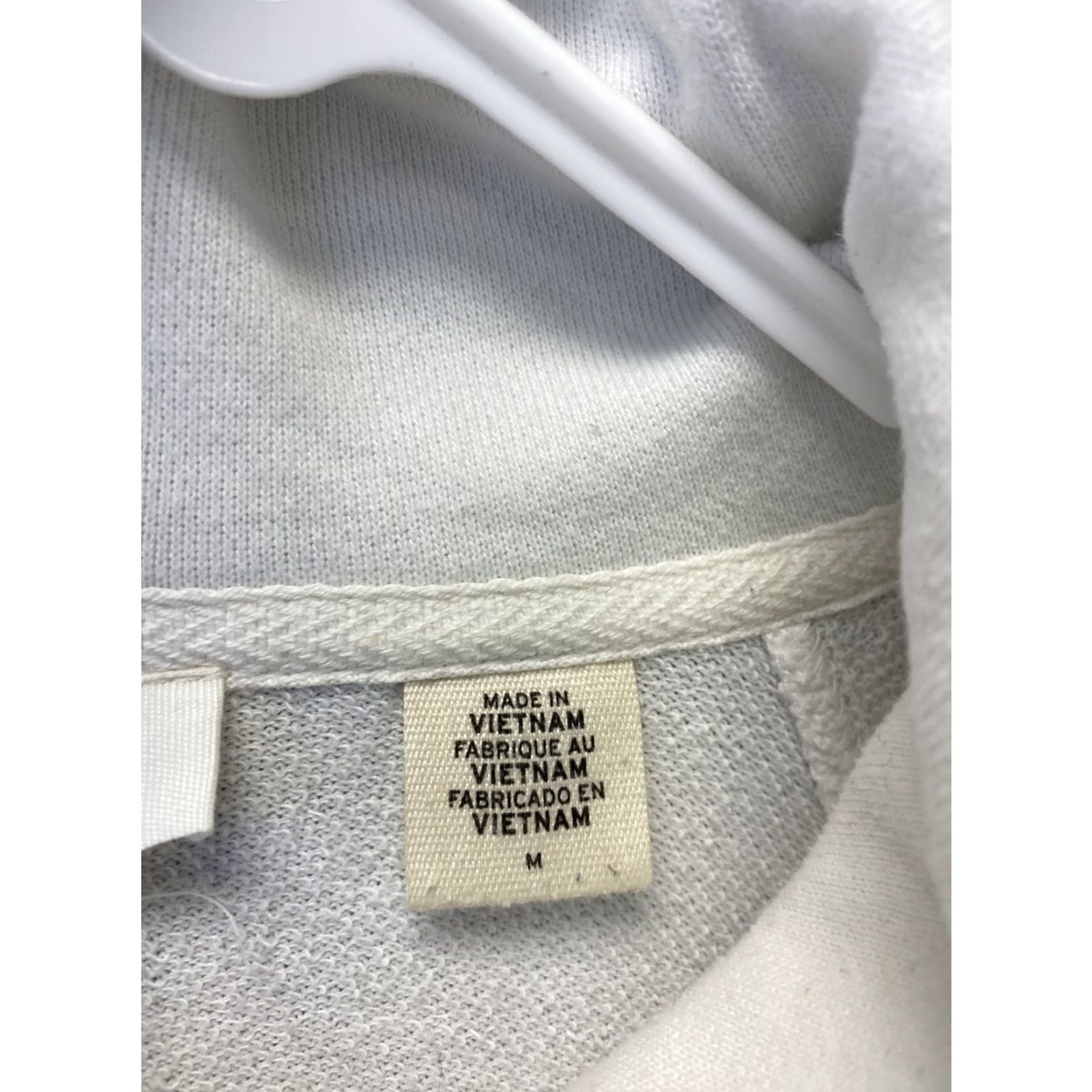 Levi's VINTAGE LEVI'S Graphic Hoodie Jumper White Cotton Jersey Regular Womens Medium Grey /100-33 Size M / US 6-8 / IT 42-44 - 4 Thumbnail