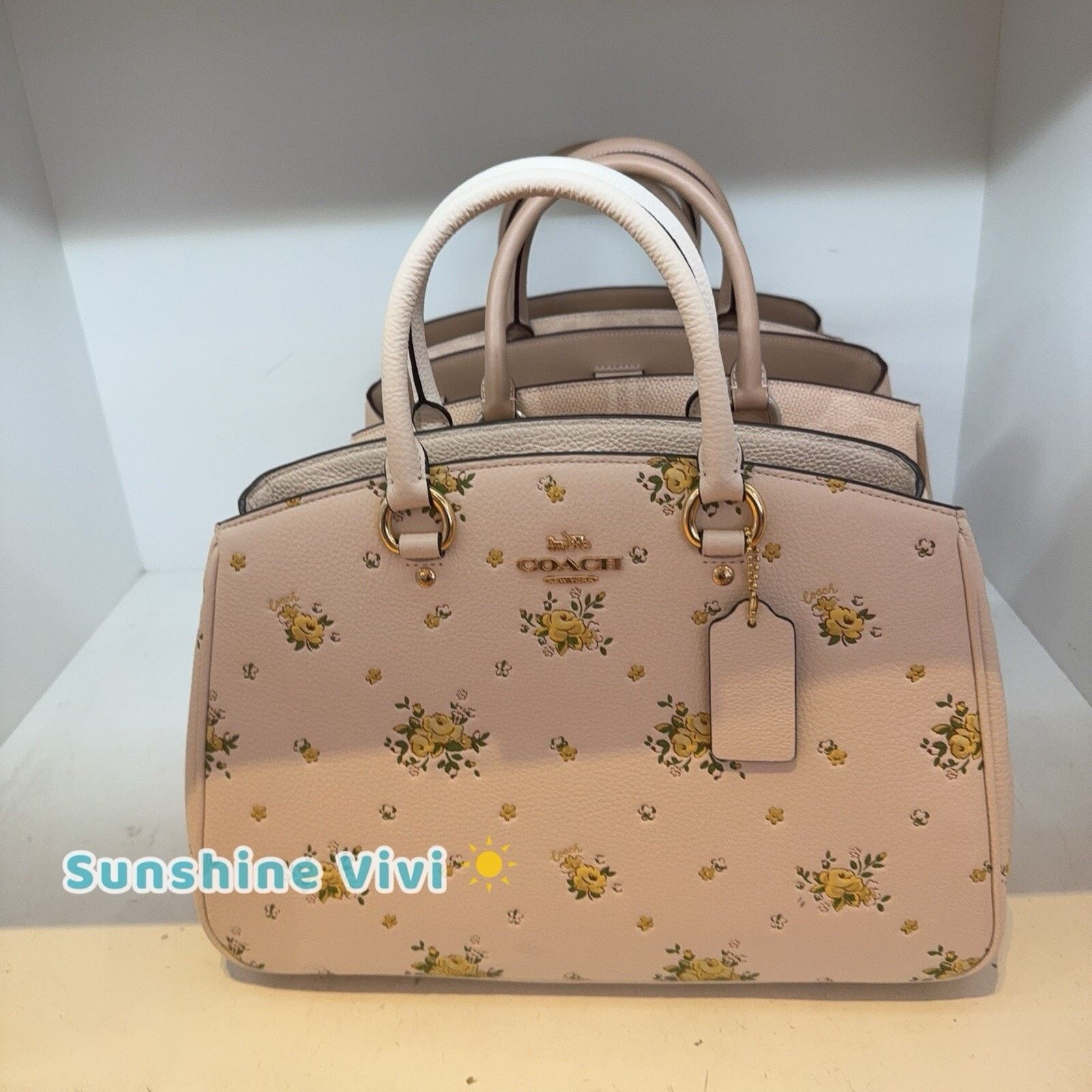 NWT Coach Savannah Carryall Bag Floral CAL41 Chalk Multi