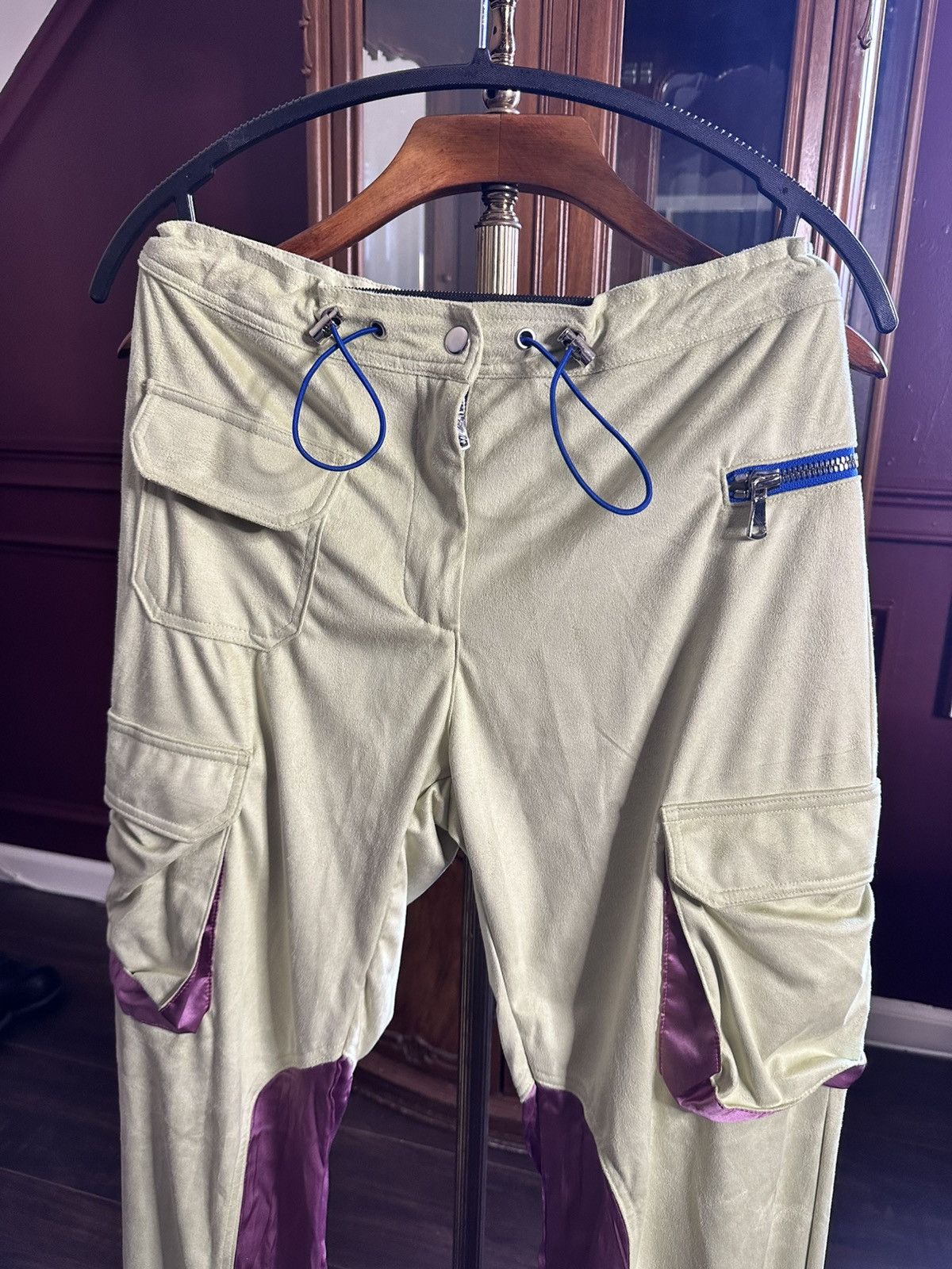 Earthling Earthling VIP 13 O’Clock velour silk cargo pants Size US 30 / EU 46 - 2 Thumbnail