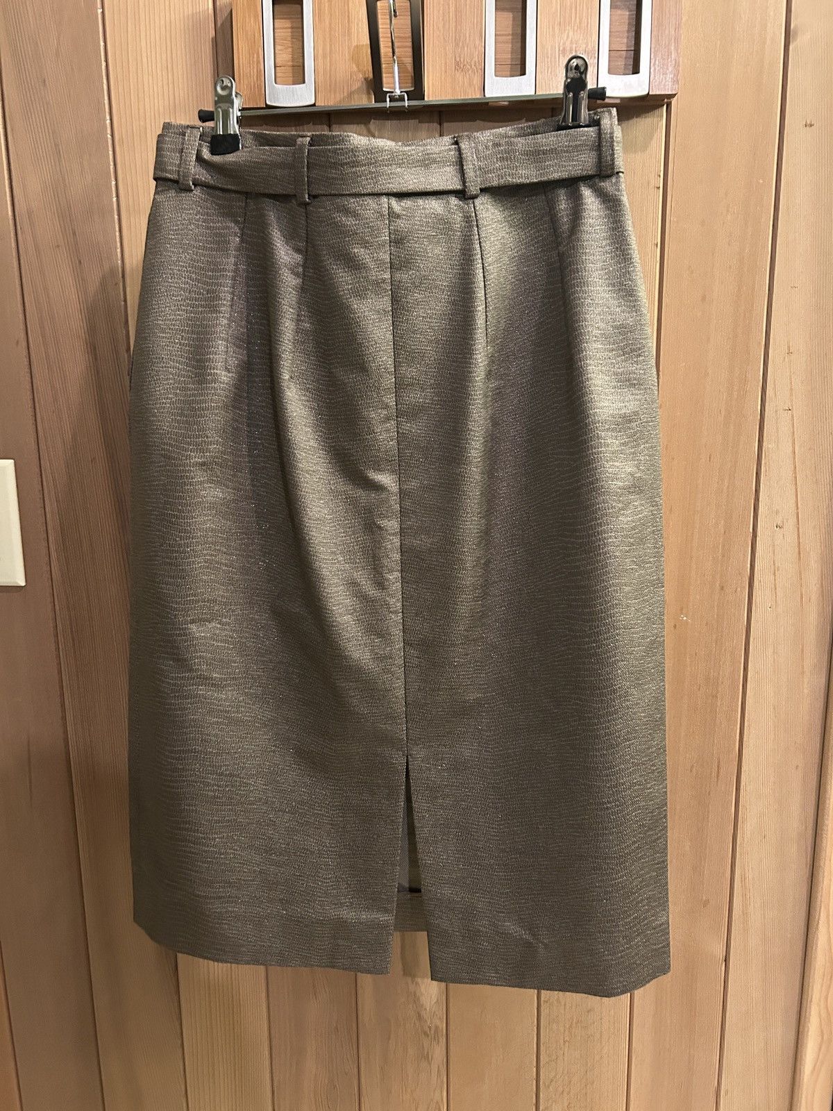 Vintage × Yves Saint Laurent Vintage YSL Jaquard Skirt Size 27" / US 4 / IT 40 - 2 Thumbnail