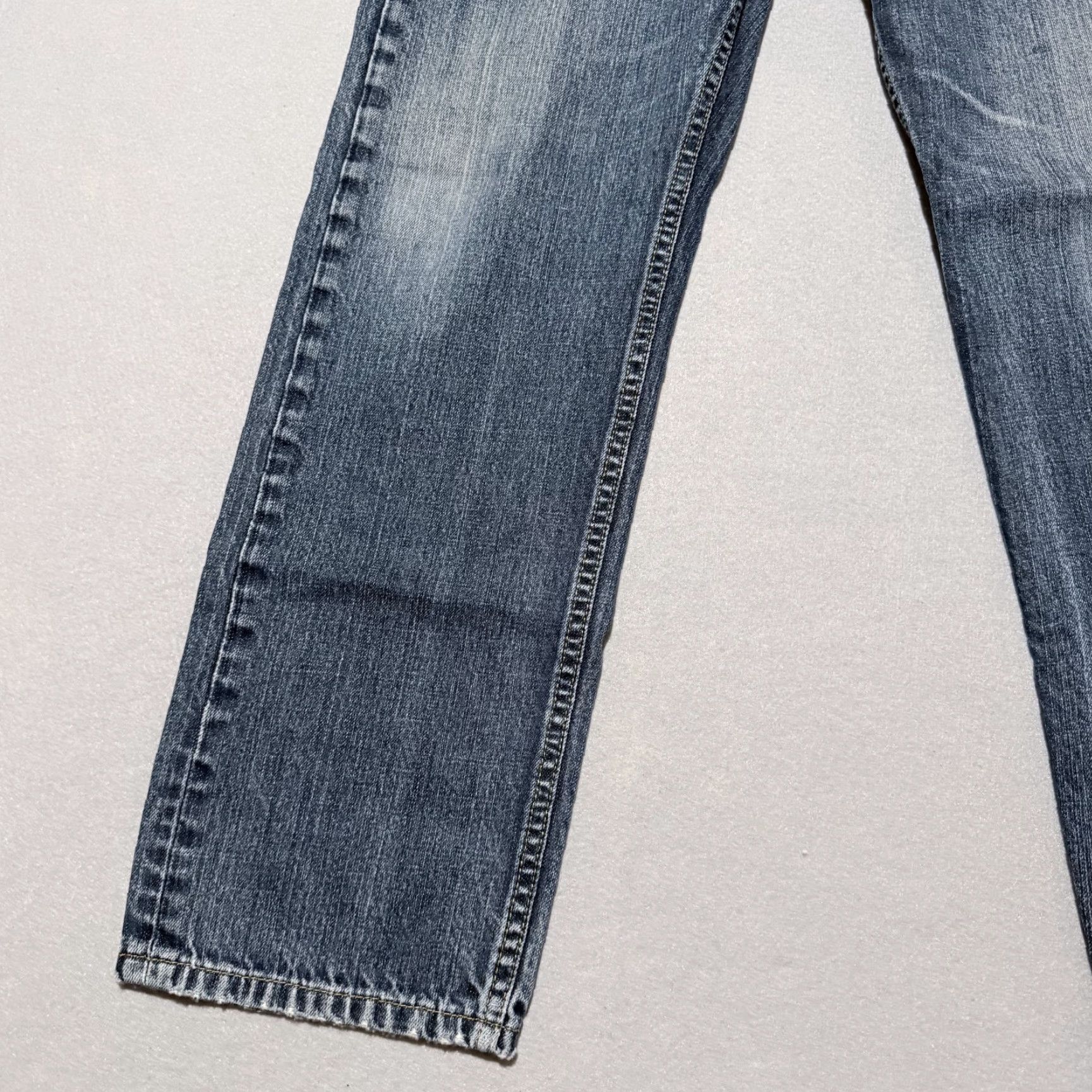 Levi's Levi’s 505 Jeans Men Blue Denim Mid-Rise Classic Straight Zip Fly - 32x27 Size US 32 / EU 48 - 5 Thumbnail
