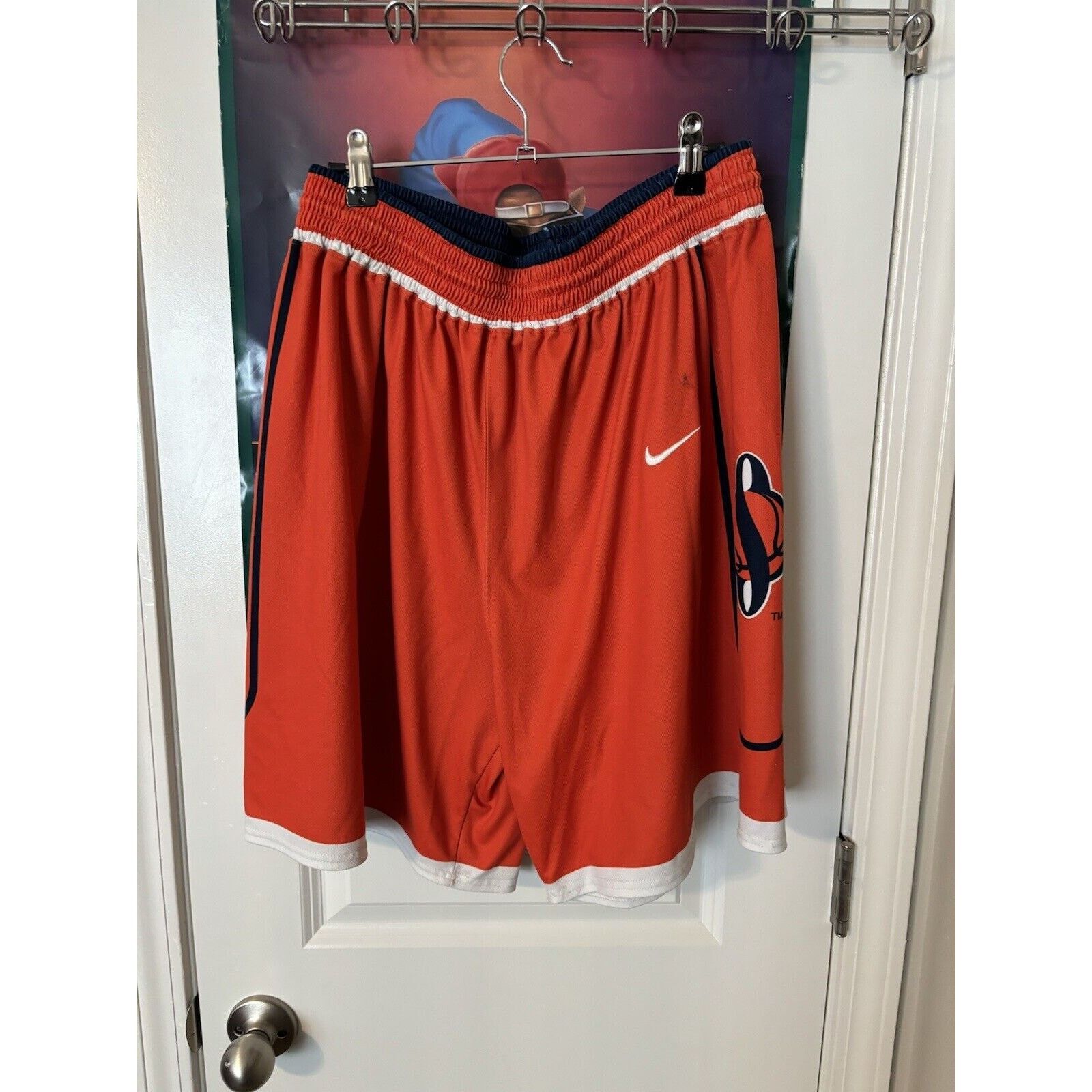 vintage Syracuse Orange Men Nike Basketball shorts NCAA XL