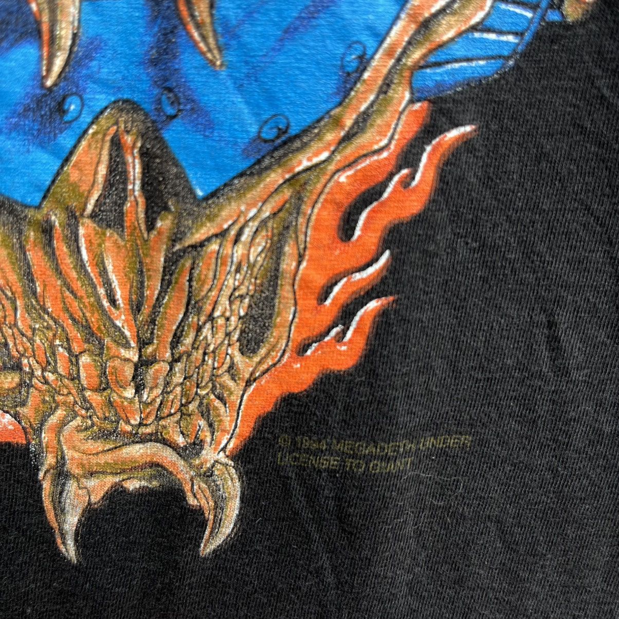 Band Tees Vintage rare 90s MEGADETH band tee metal Size US L / EU 52-54 / 3 - 4 Thumbnail
