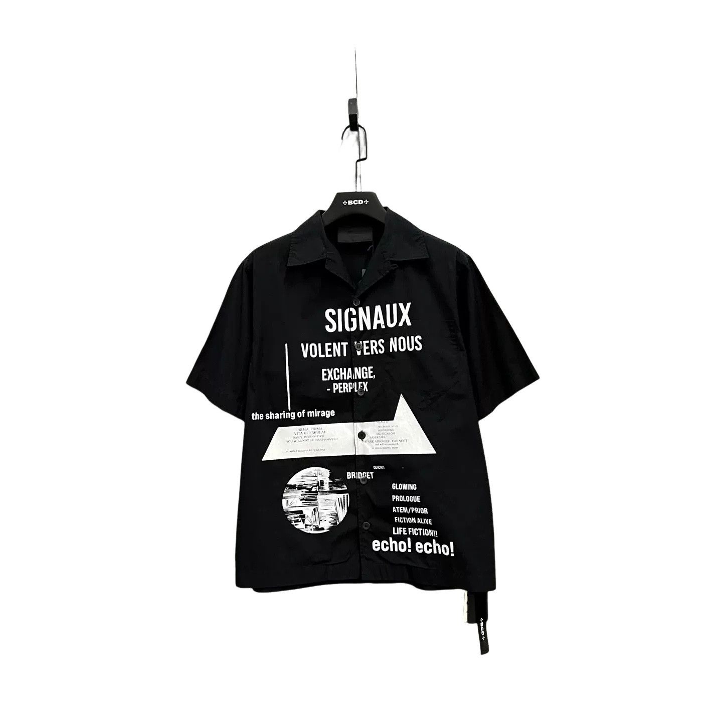 Prada Prada Graphic Logo Short Sleeve Shirt S Size US S / EU 44-46 / 1 - 1 Thumbnail