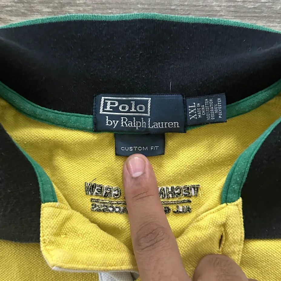 Polo Ralph Lauren Vintage Polo Ralph Lauren RL1 Racing Brazil Rugby Shirt Size US XXL / EU 58 / 5 - 5 Thumbnail