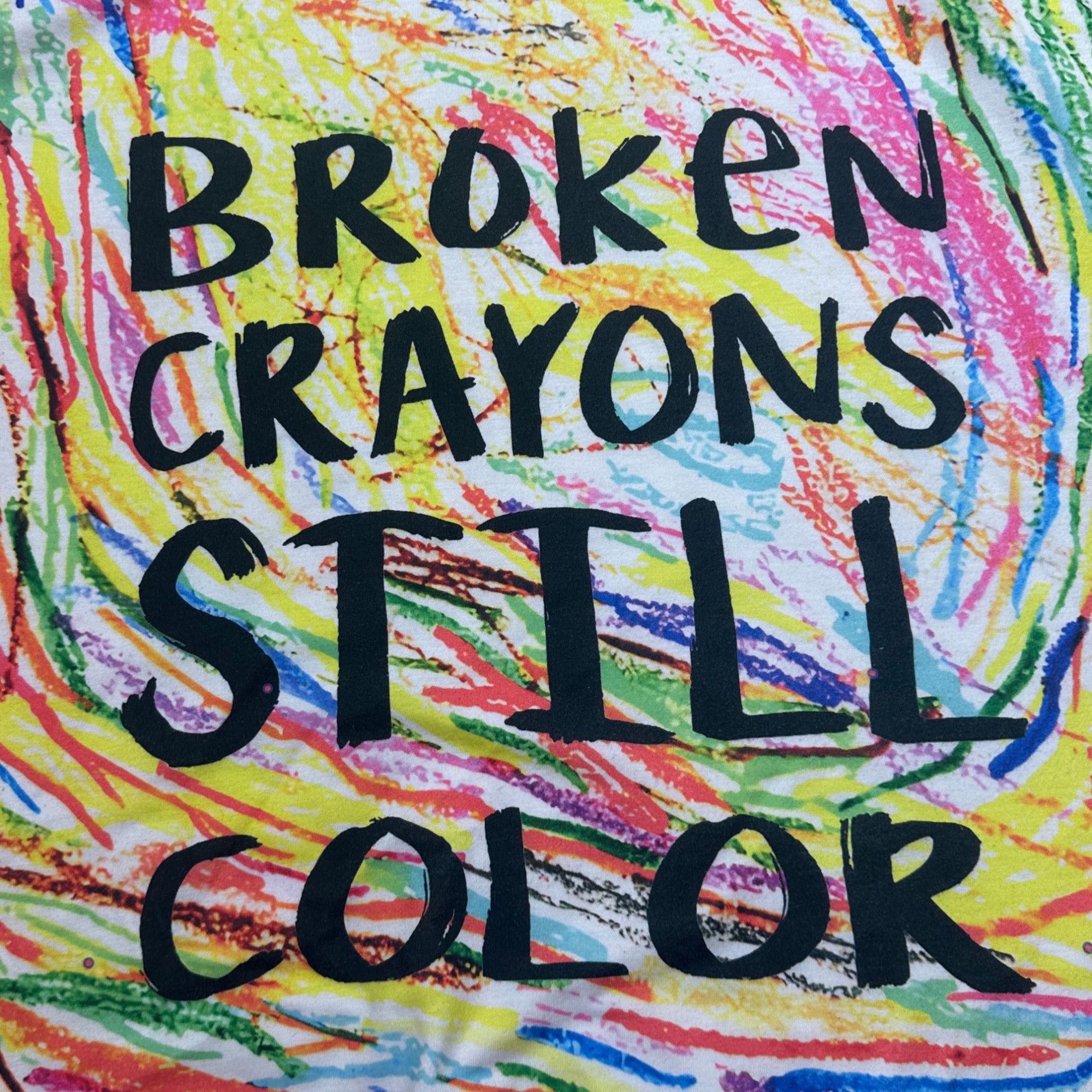 Other Unisex Broken Crayons Still Color Print Long Sleeve Hoodie S Size US M / EU 48-50 / 2 - 3 Thumbnail