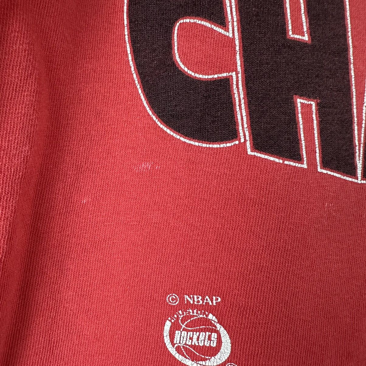 NBA × Nutmeg × Vintage Vintage 1994 Houston Rockets World Champions NBA T-shirt Size US XL / EU 56 / 4 - 11 Thumbnail