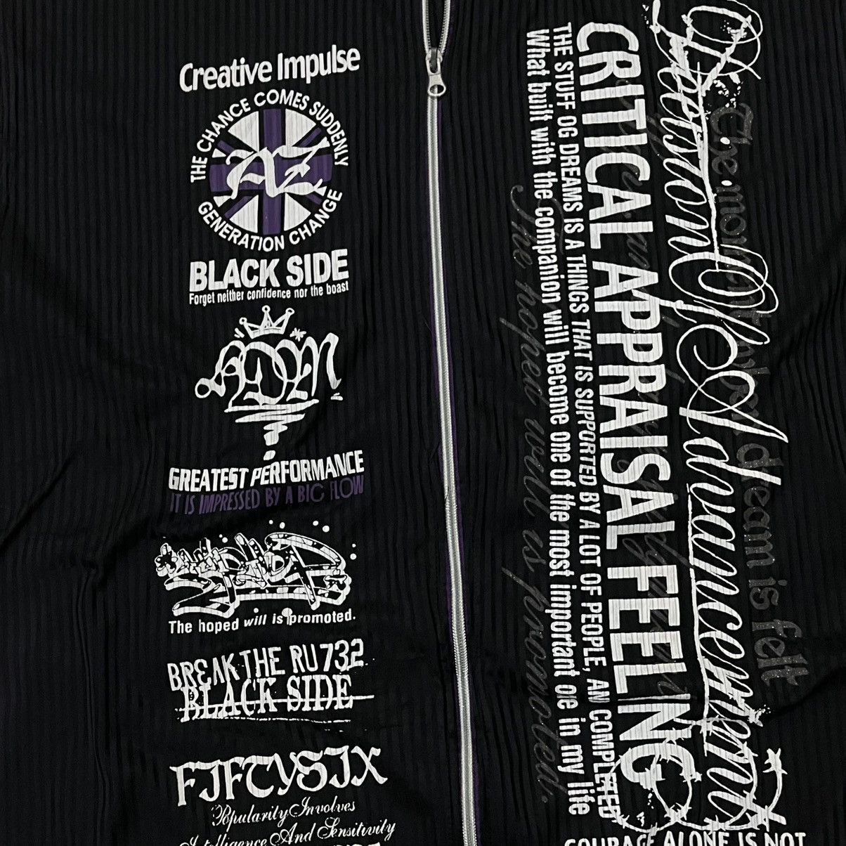 Japanese Brand Grunge Anarchy Poem Double Layer Size US XL / EU 56 / 4 - 3 Thumbnail