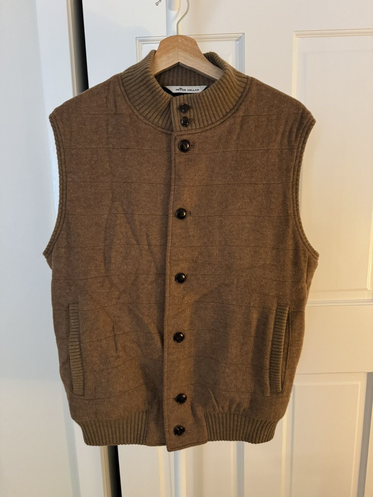 Peter Millar PETER MILLAR Crown Men's Flex-Fleece Vest Size US M / EU 48-50 / 2 - 1 Thumbnail