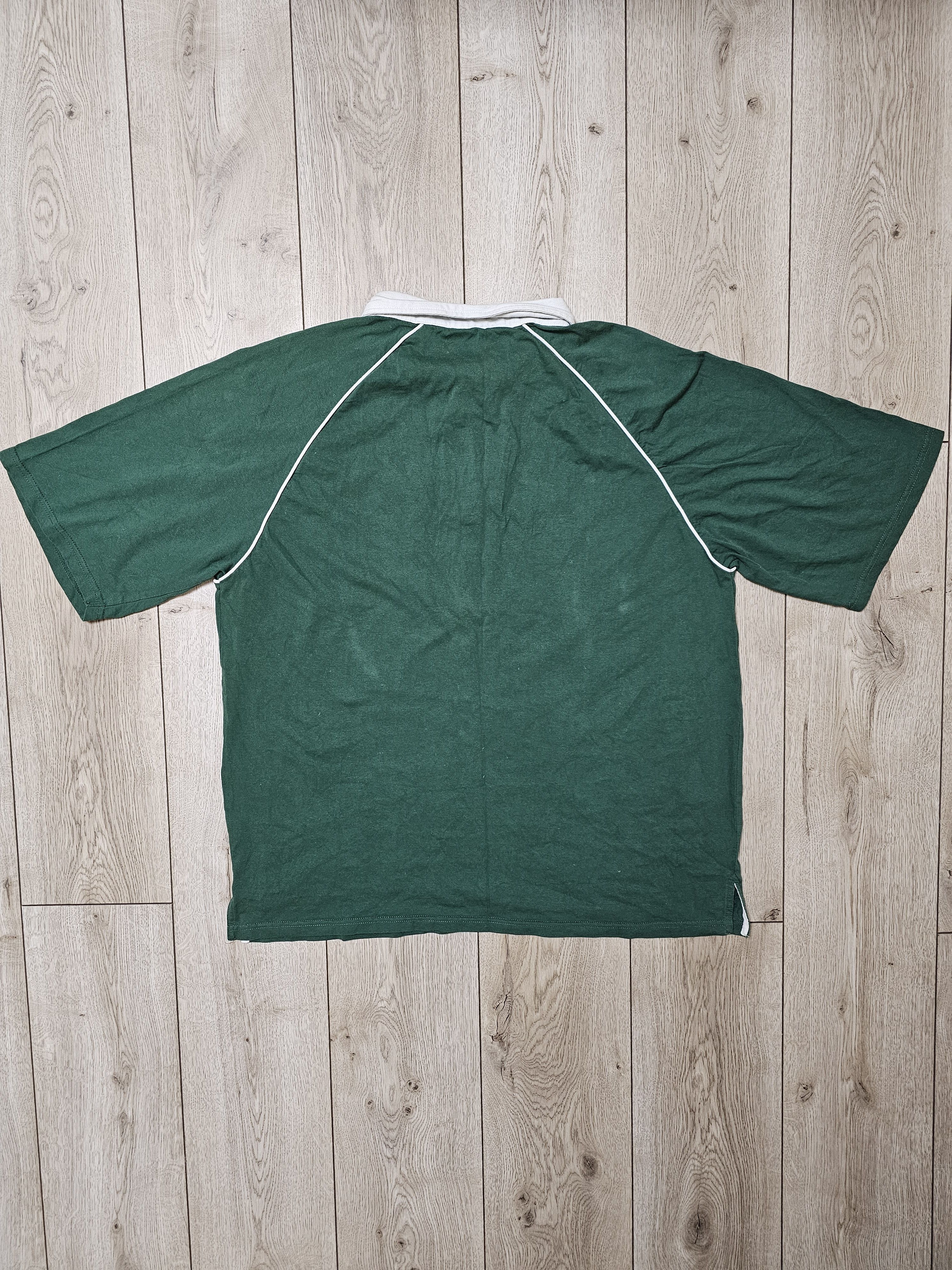 Vintage IRELAND RUGBY JERSEY VINTAGE POLO COTTON IRFU RUGBY SHIRT Size US XXL / EU 58 / 5 - 2 Thumbnail