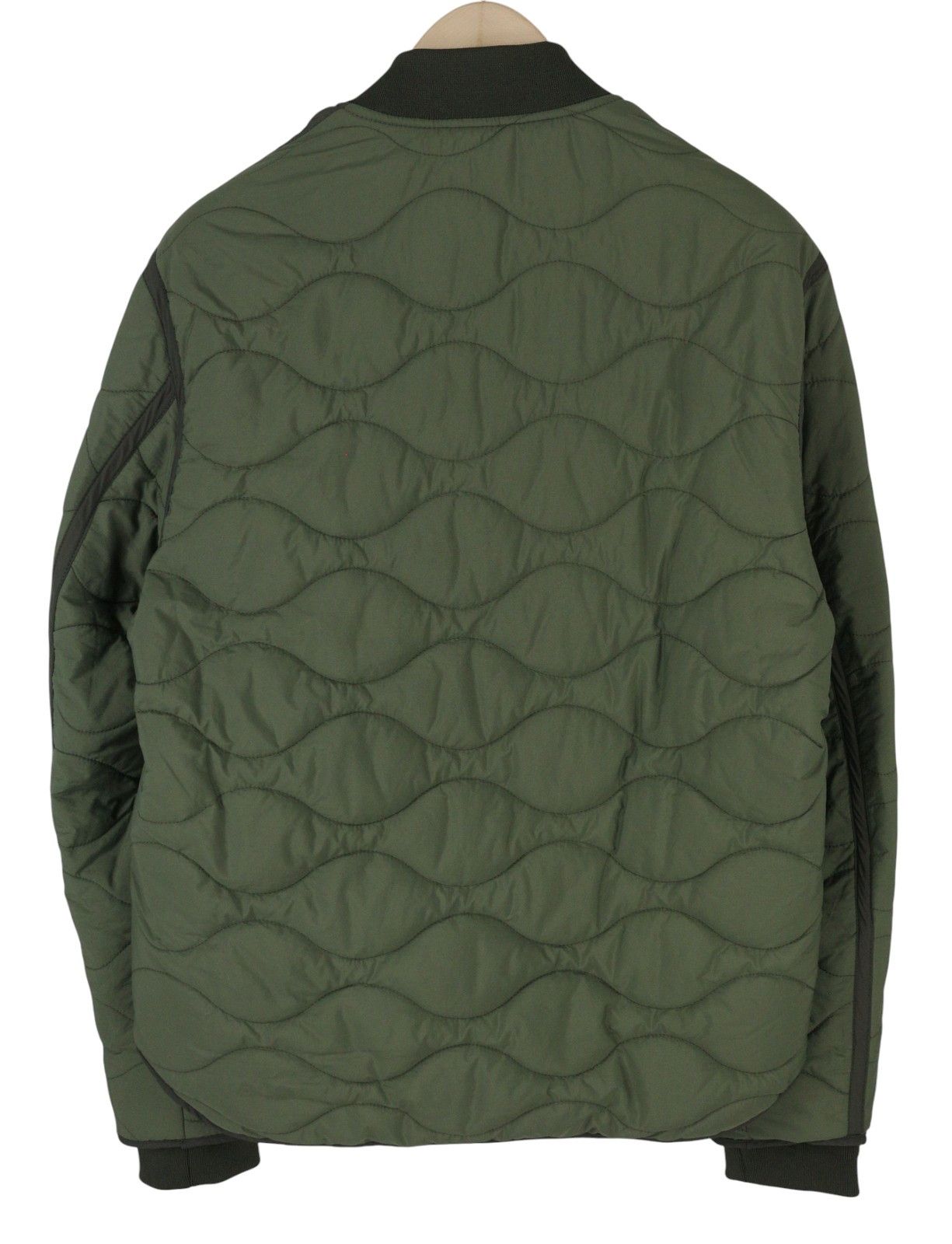 Superdry Military M Green Quilted Insulated Bomber 87138 Size US M / EU 48-50 / 2 - 2 Thumbnail