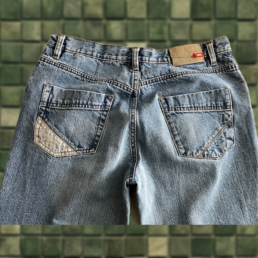 Vintage VINTAGE Tony Hawk Jeans Mens 34x32 Straight Blue Denim Cotton 5-Pocket Logo Band Punk Retro Rock 90s Mens Size US 34 / EU 50 - 1 Thumbnail