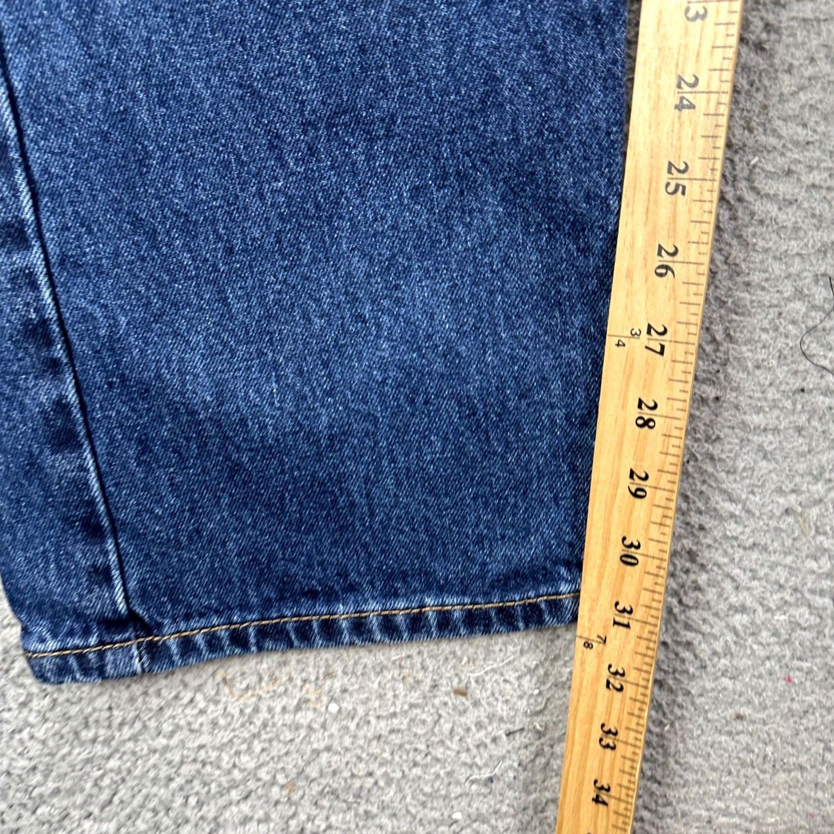 Levi's Levis 505 Jeans Straight Leg Mens 40X30 Blue Red Tab 5 Pockets Denim Outdoor Shirt Size US 40 / EU 56 - 6 Thumbnail