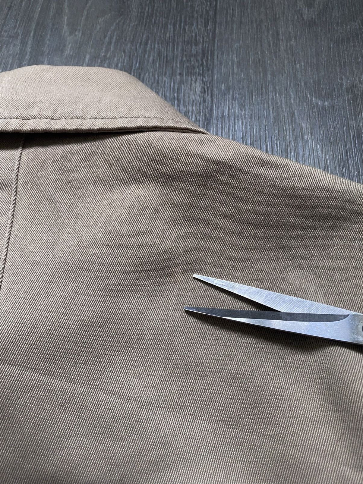 A.P.C. Women’s APC Rue de Fleurus Paris Beige Trench Coat Jacket Size M / US 6-8 / IT 42-44 - 24 Thumbnail