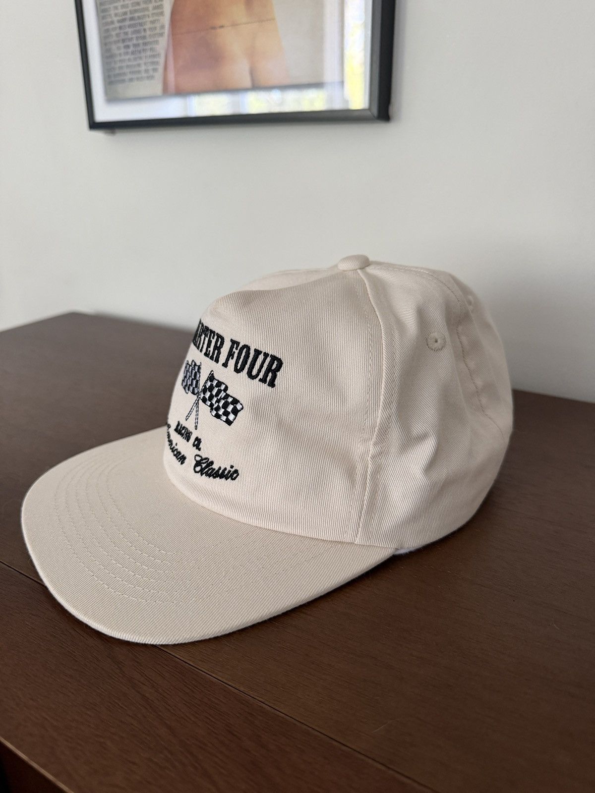 Other Quarter Four Collective racing co cream trucker hat Size ONE SIZE - 8 Thumbnail