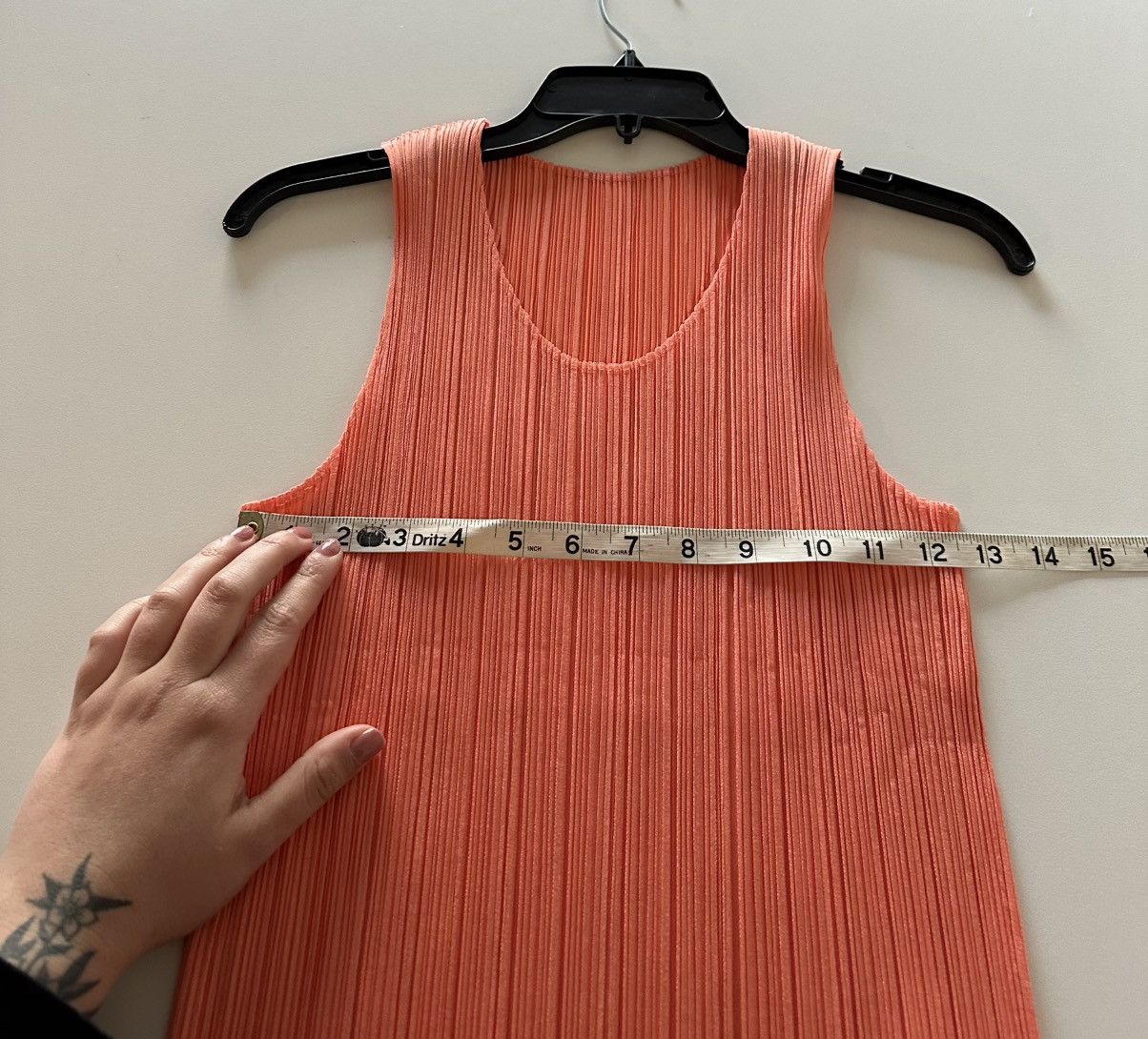Pleats Please Issey Miyake Issey Miyake Pleats Please Sleeveless Coral Peach Pink Size ONE SIZE - 3 Thumbnail