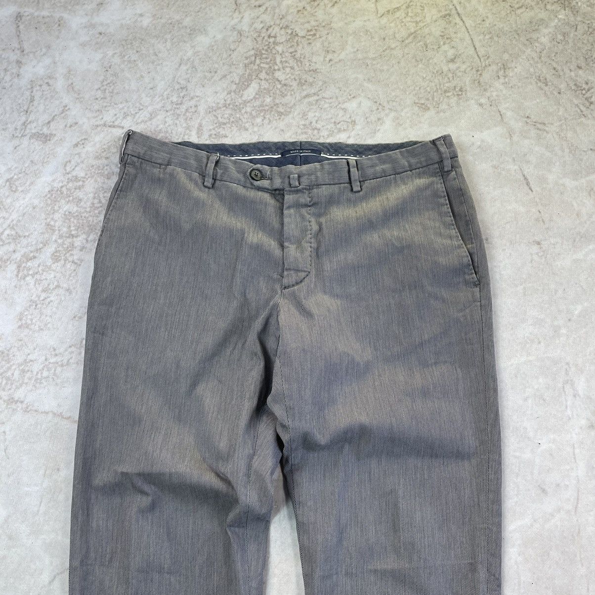 Boggi Boggi Milano Men's Oldmoney Classic Trousers Chino Pants Size 52R - 3 Thumbnail