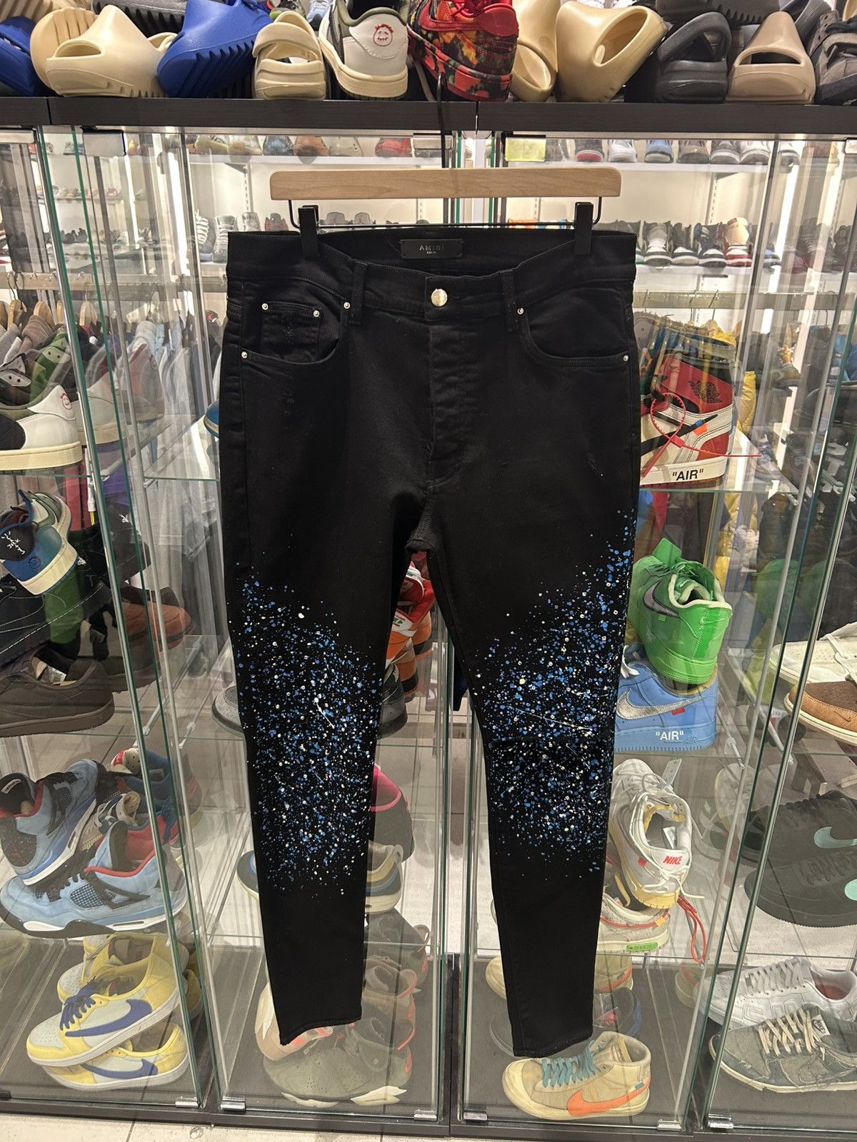 Amiri Amiri crystal painter jeans black Size US 36 / EU 52 - 1 Thumbnail
