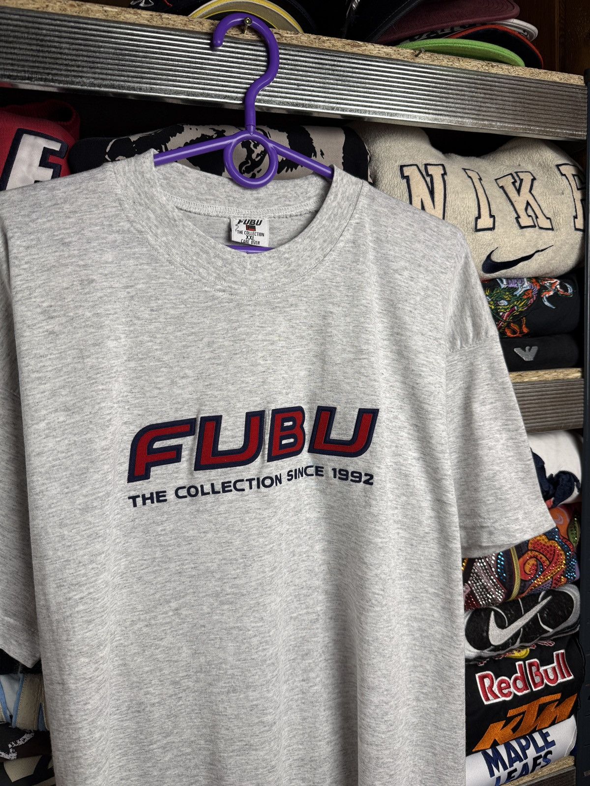 Fubu Fubu Vintage Jersey Tee Center Logo Size US XXL / EU 58 / 5 - 3 Thumbnail