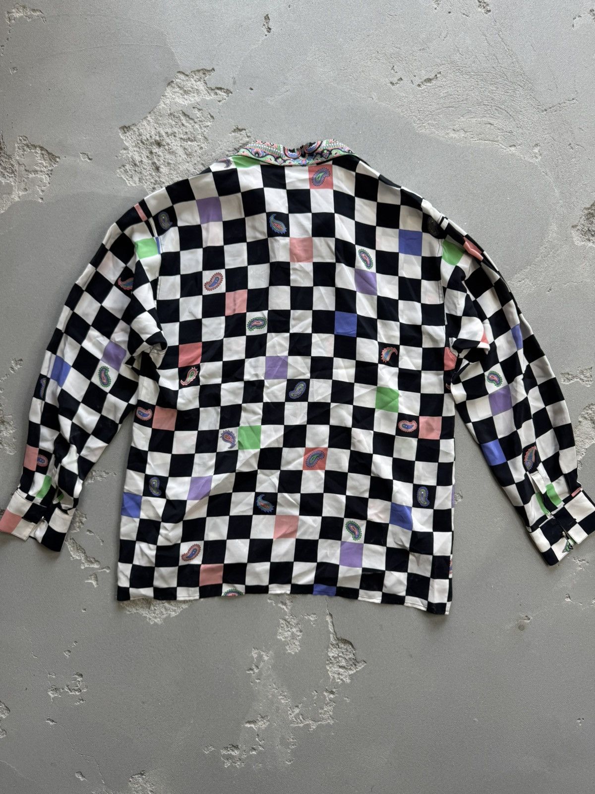 Versace Gianni Versace Silk Shirt 32 46 Baroque Button Up Size US M / EU 48-50 / 2 - 4 Thumbnail