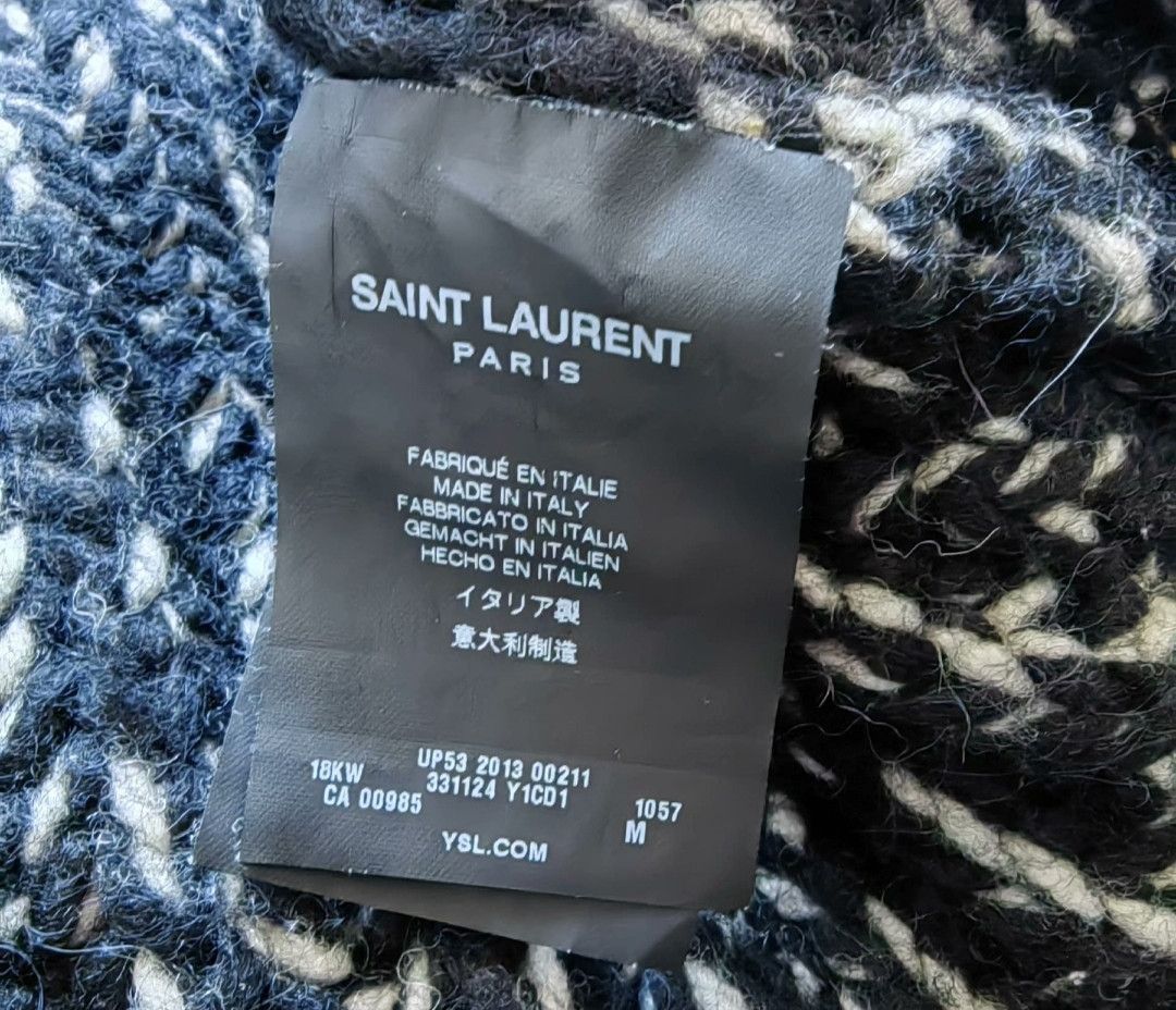 Saint Laurent Paris Saint Laurent Black and white cloak-2505 Size US M / EU 48-50 / 2 - 5 Thumbnail
