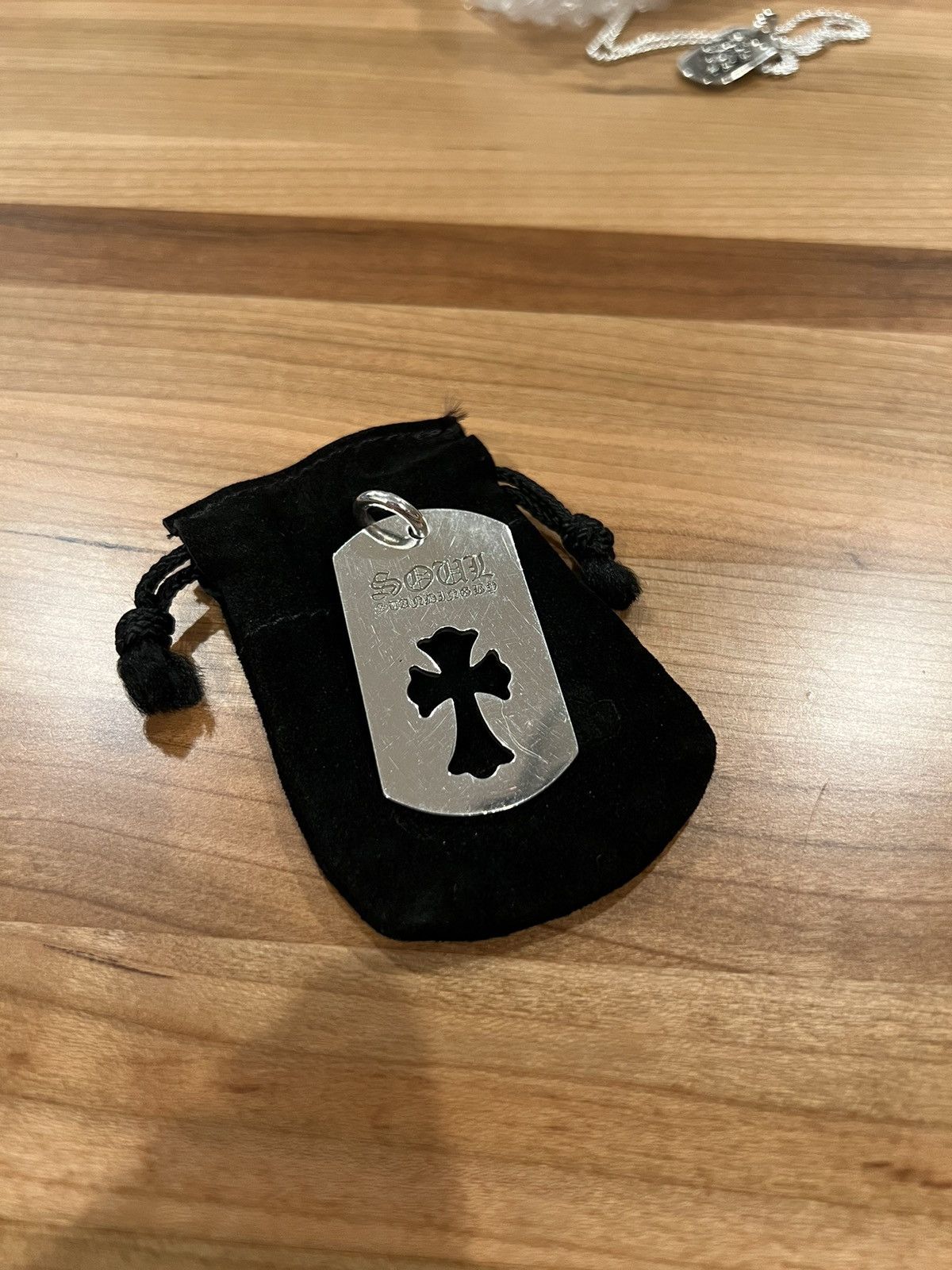 Chrome Hearts Chrome hearts soul dog tag kyosuke himuro cross | Grailed